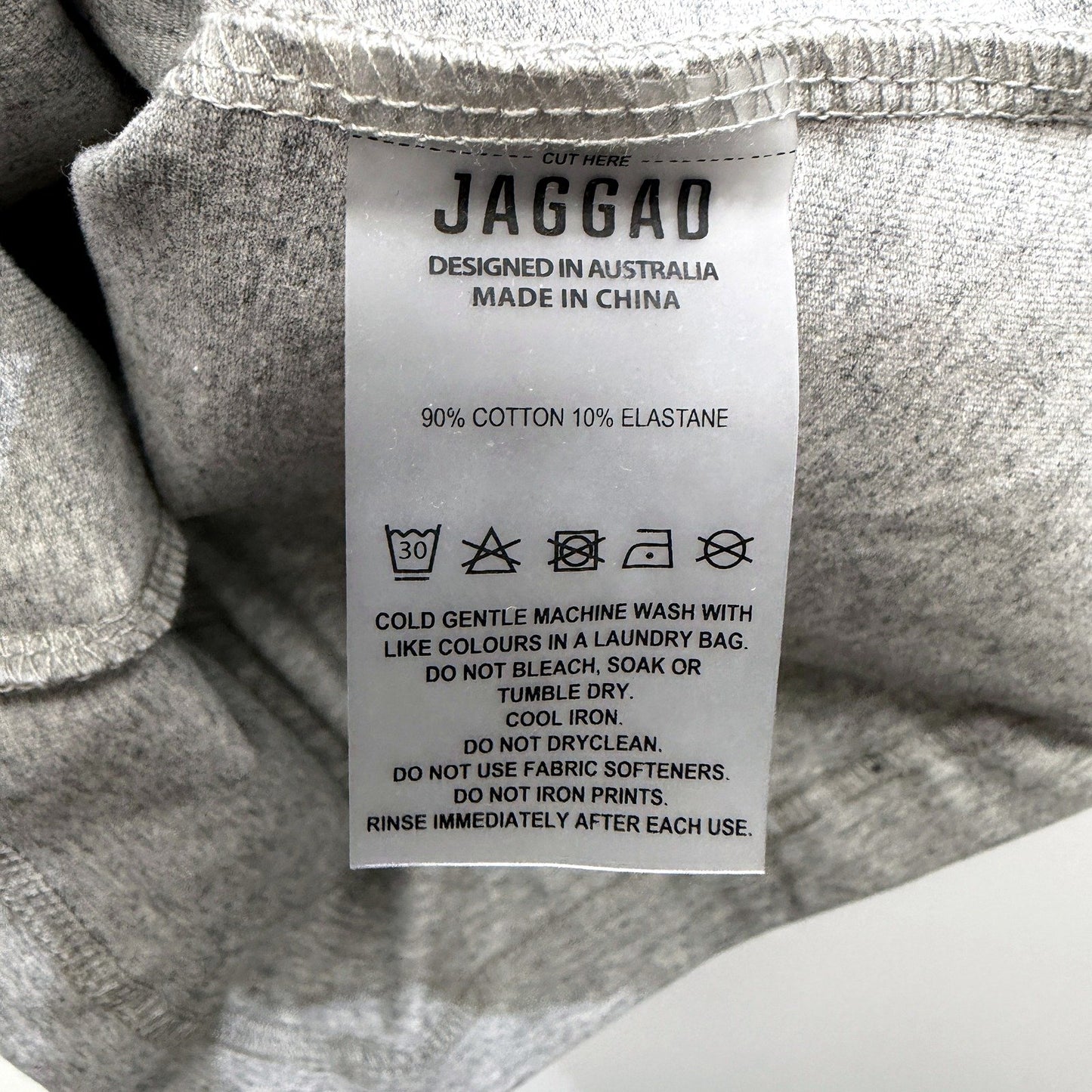 Jaggad Womens Gray Racerback Tank Top - Soft Cotton Elastane Size S