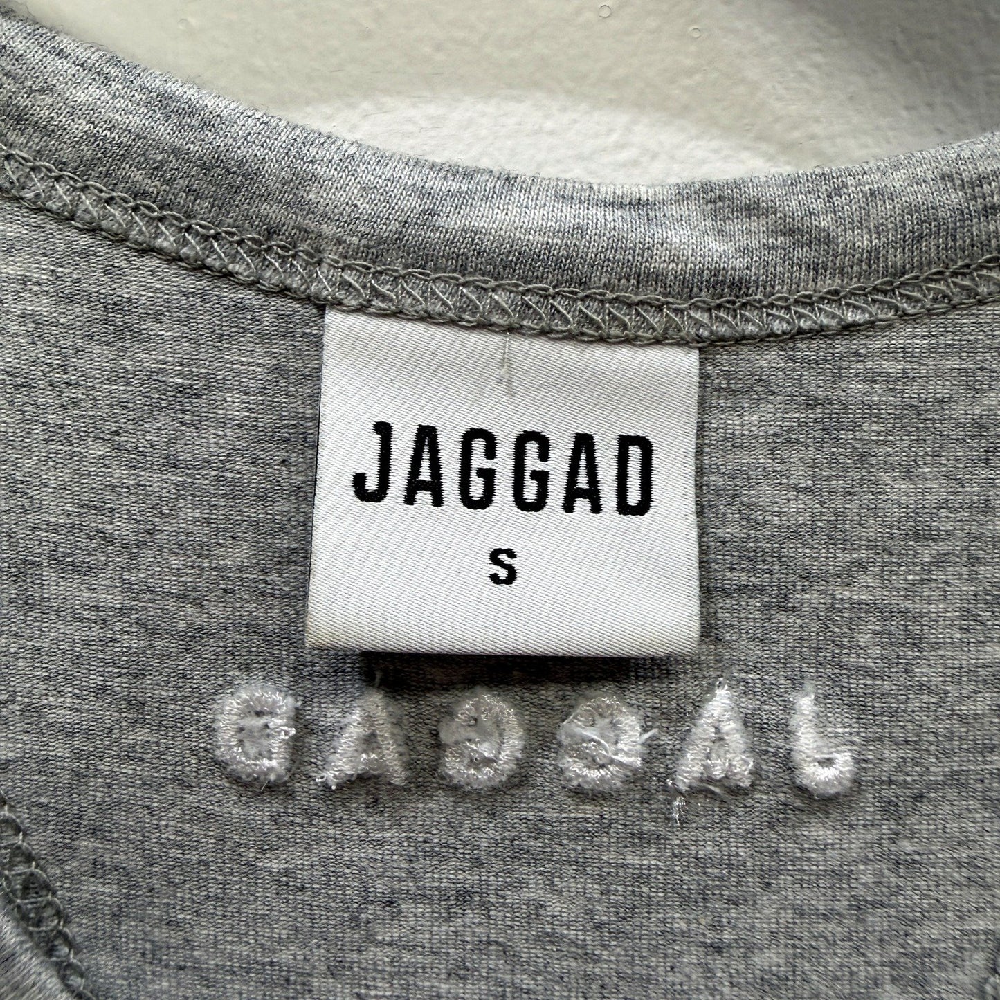 Jaggad Womens Gray Racerback Tank Top - Soft Cotton Elastane Size S