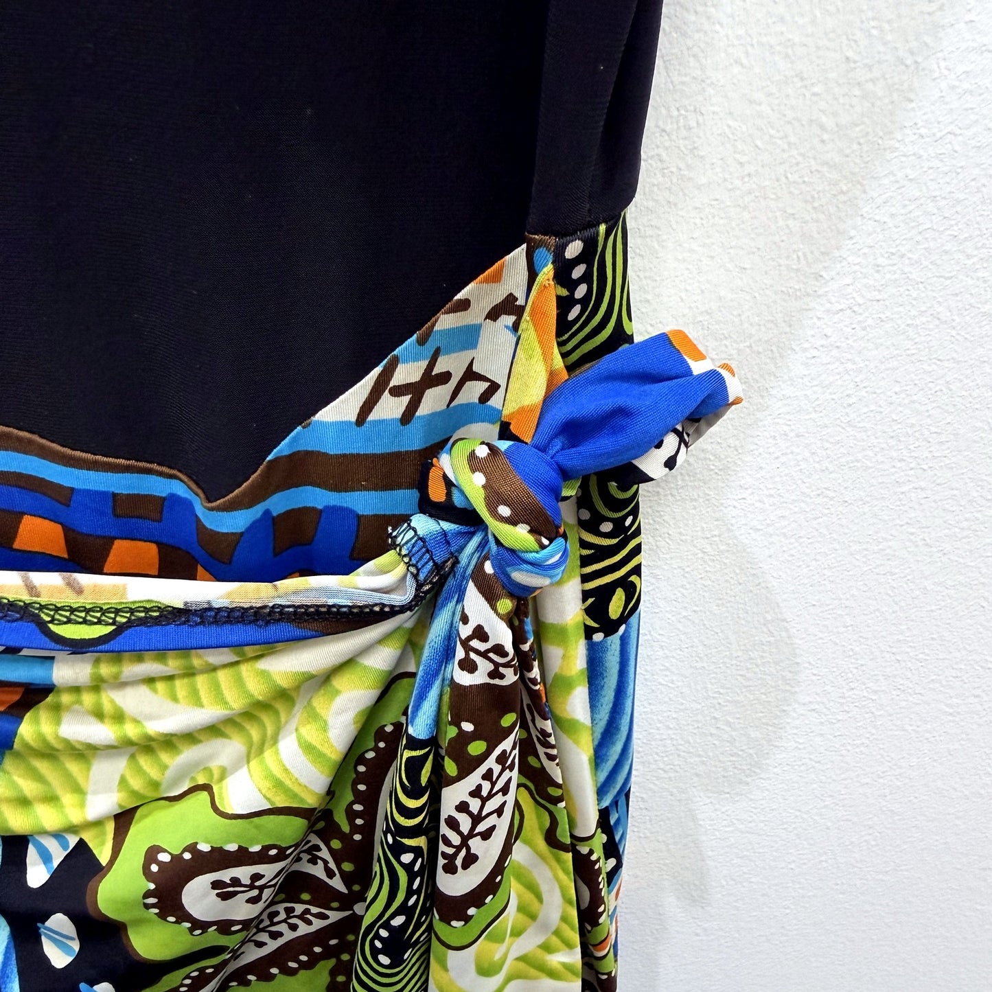 Frank Lyman Design Womens Printed T-Shirt Dress Polyester Multi Color Size 10