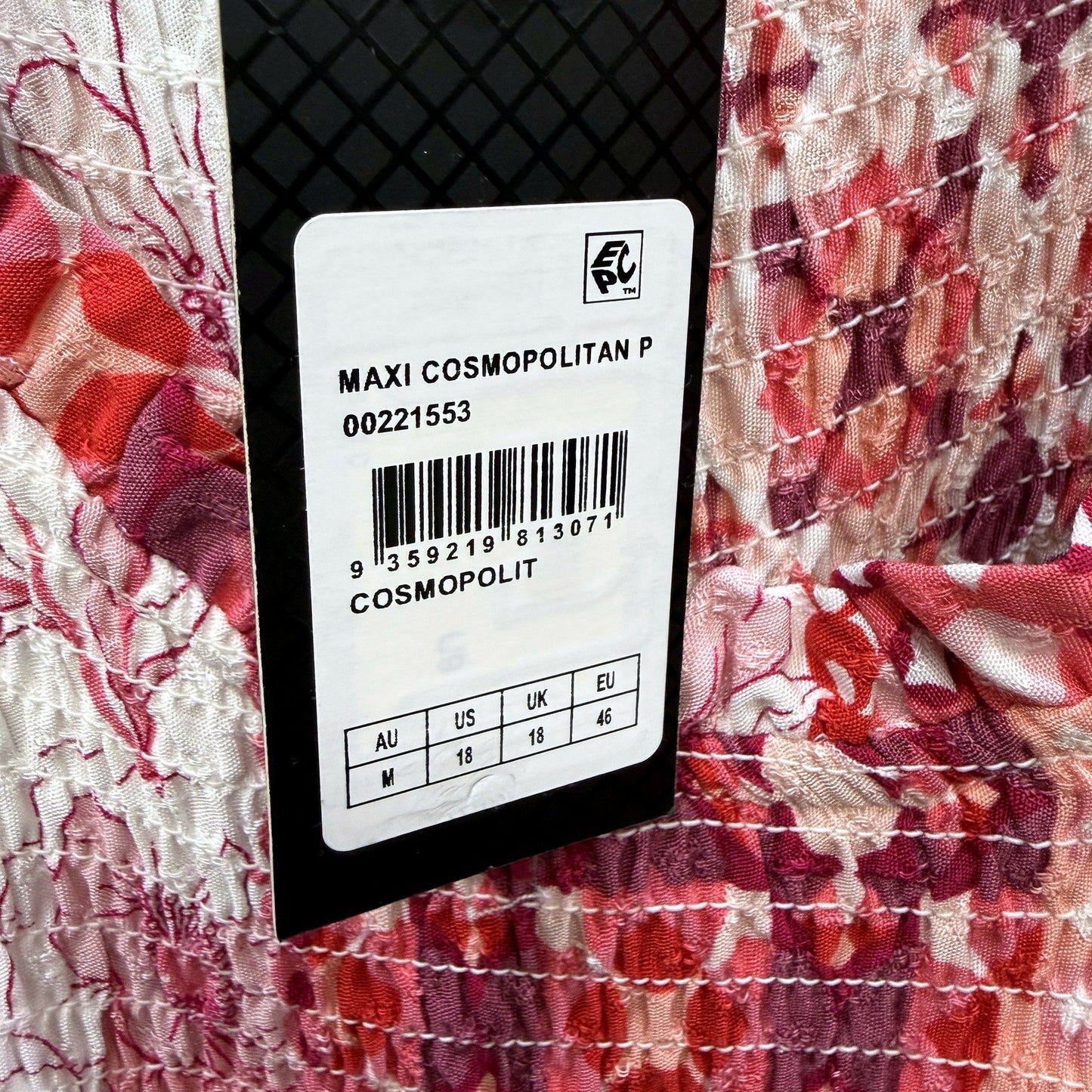 City Chic Womens Cosmopolitan P Floral Maxi Dress in Multi Color & Size M NEW