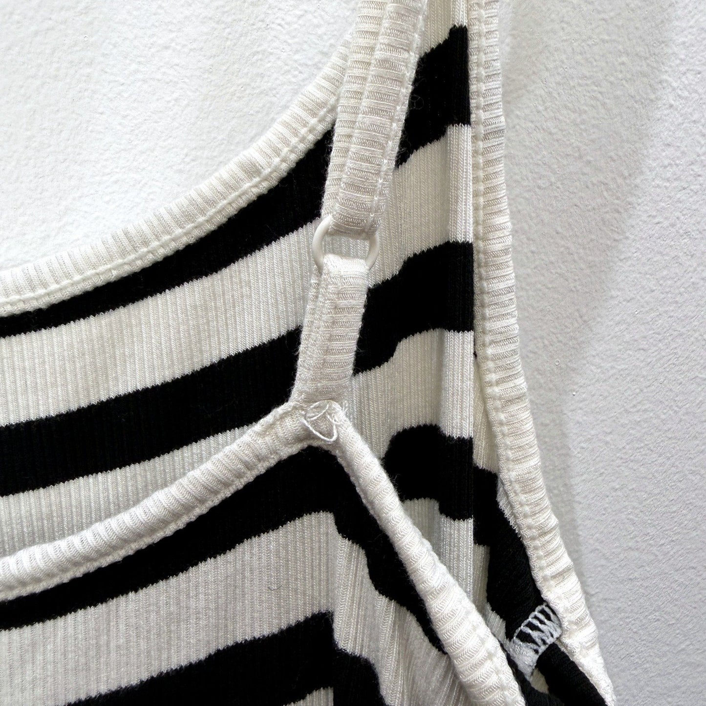 Divided Womens Striped Maxi Dress - Sleeveless Black and White, Size M