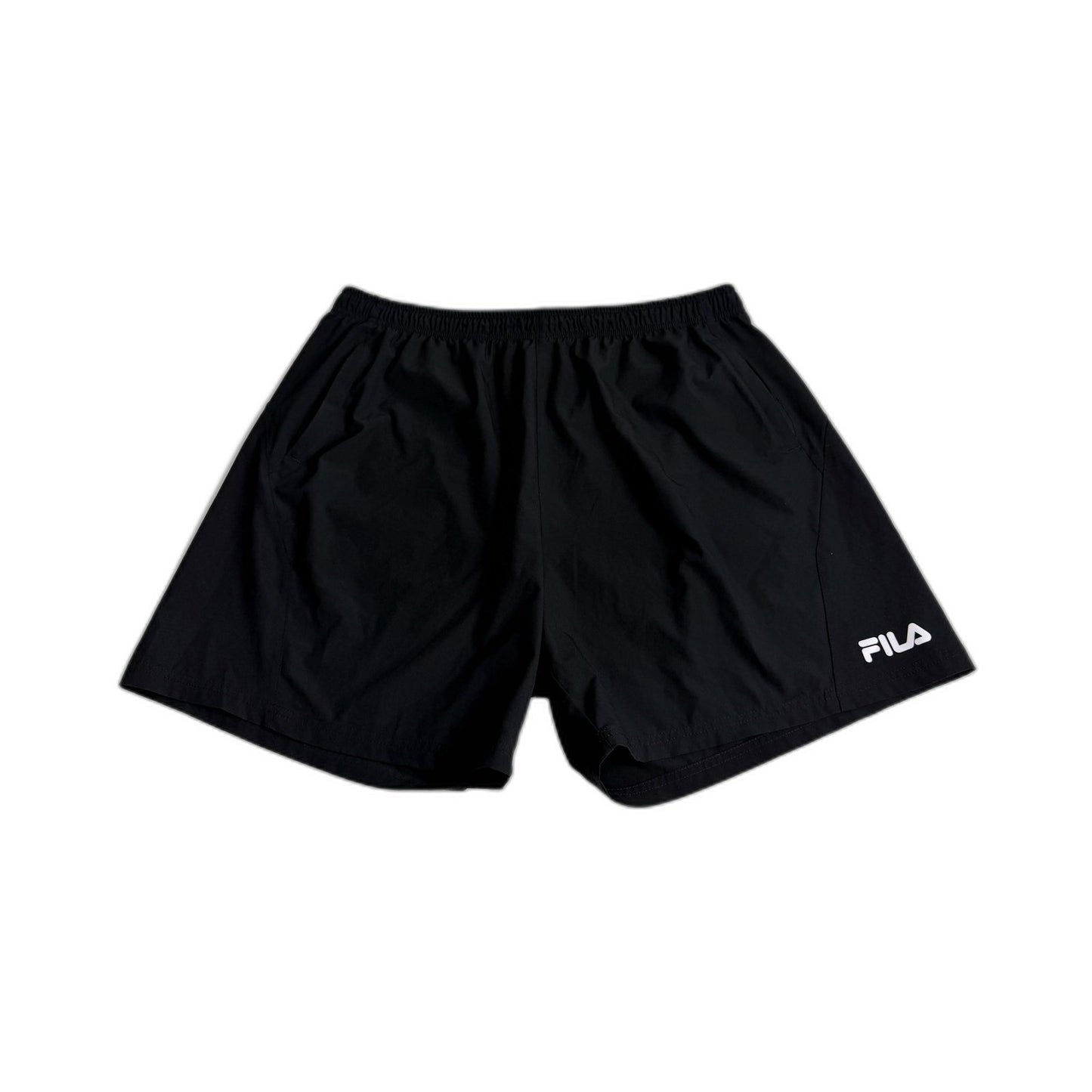 Fila Mens Athletic Gym Workout Shorts in Black XXL Size