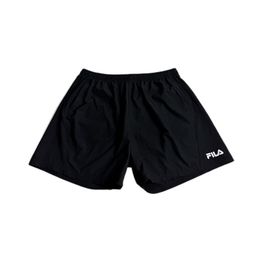 Fila Mens Athletic Gym Workout Shorts in Black XXL Size