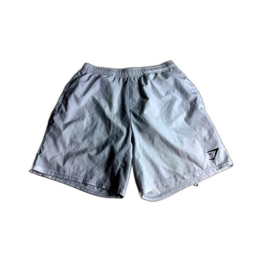 Gymshark Mens Athletic Shorts White Lightweight Breathable Workout Size M