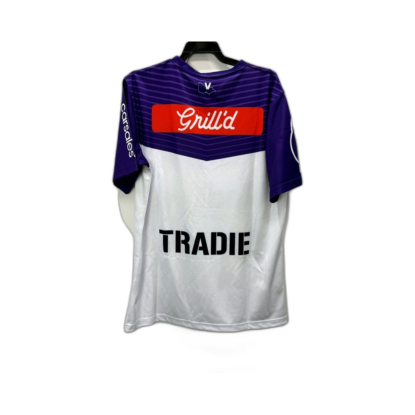 Melbourne Storm Mens Tradie Rugby Jersey in Multi Color & - Size L NEW