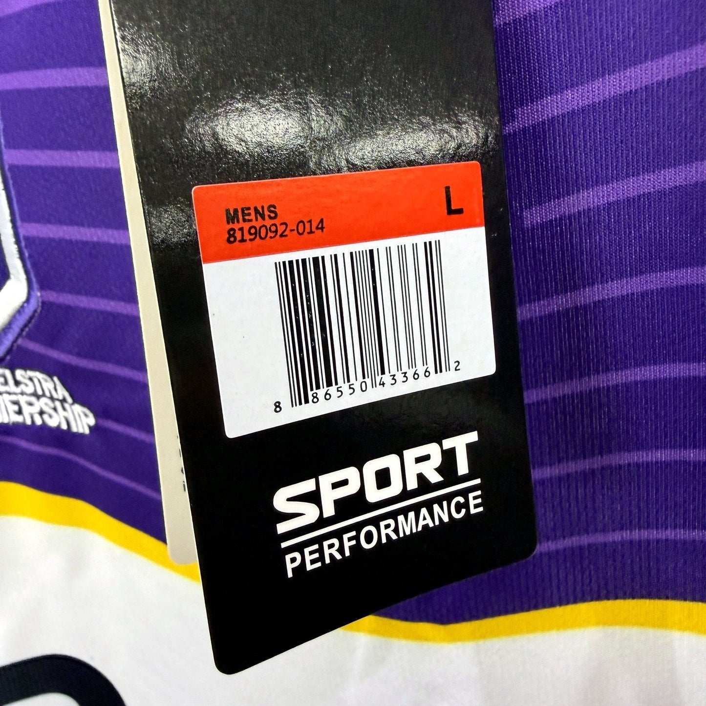 Melbourne Storm Mens Tradie Rugby Jersey in Multi Color & - Size L NEW