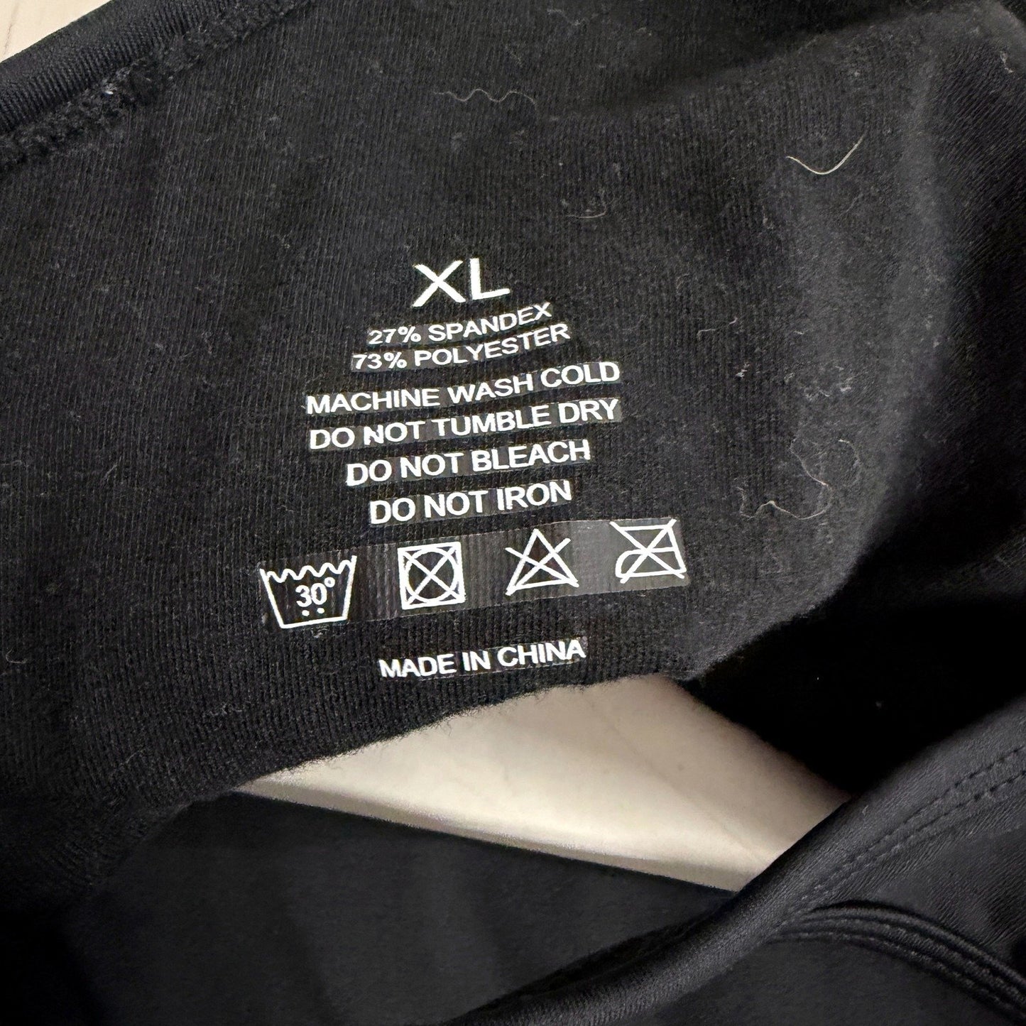 Deezi Womens Sports Bra Black Supportive Breathable Workout Top Size XL