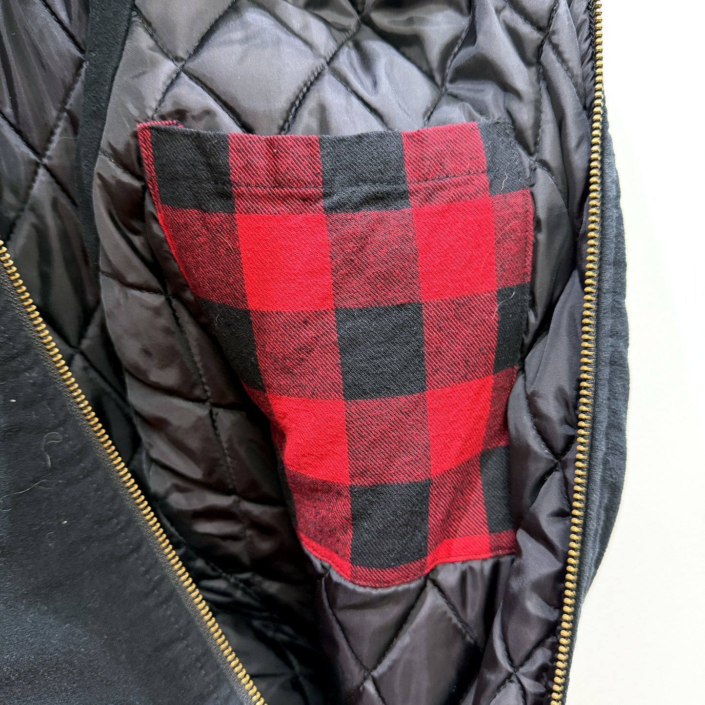 Swanndri Mens Wool Vest with Zipper Pockets, Black, Size L