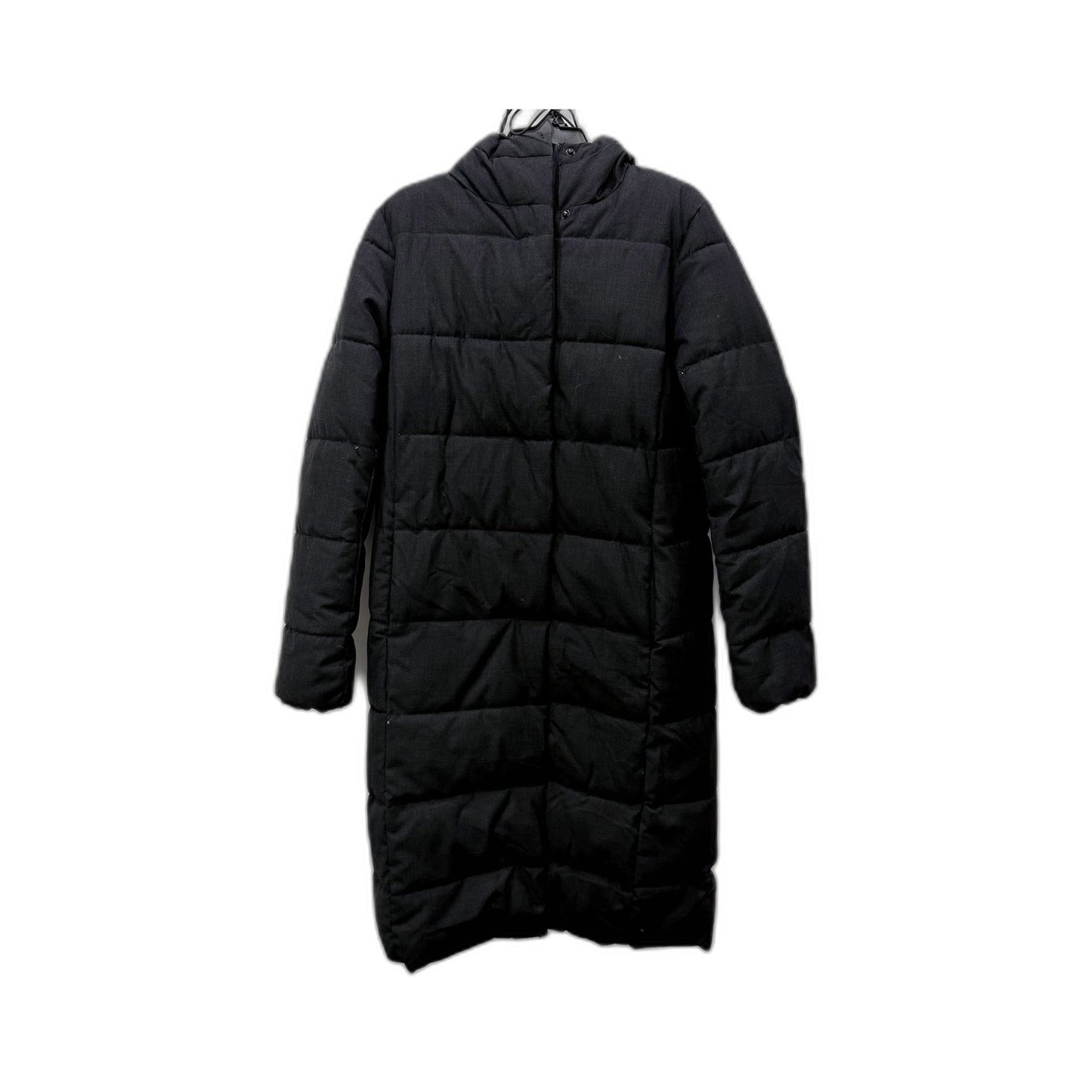 French Connection Womens Puffer Coat Black Quilted Insulated Winter Jacket Size