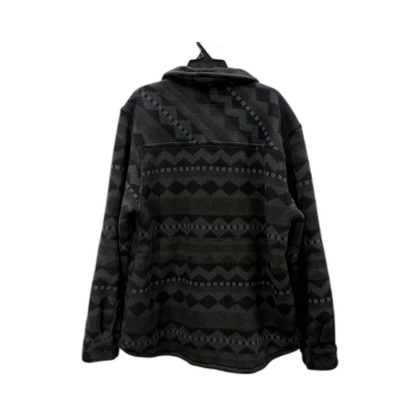 Ghanda Mens Zipped Fleece Jacket in Multi Color & - Medium Size