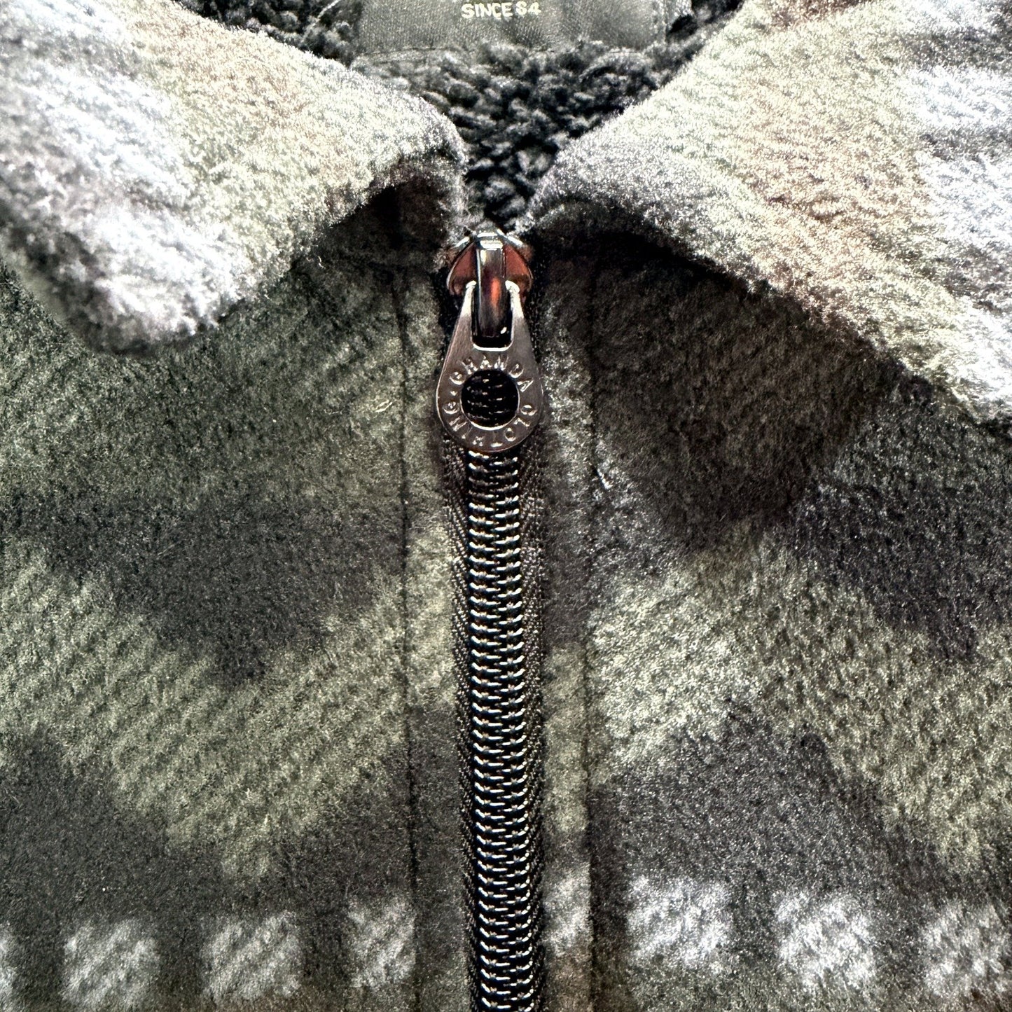 Ghanda Mens Zipped Fleece Jacket in Multi Color & - Medium Size