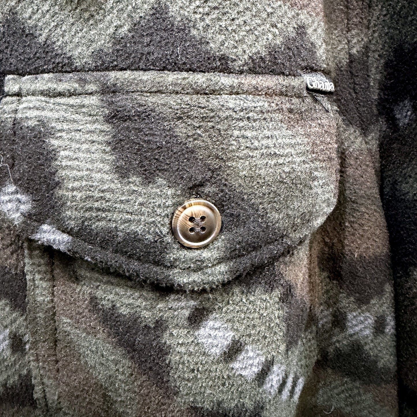 Ghanda Mens Zipped Fleece Jacket in Multi Color & - Medium Size