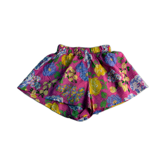 Sabo Womens Floral Sailor Shorts Elastic Waist Summer Casual Multi Color NEW