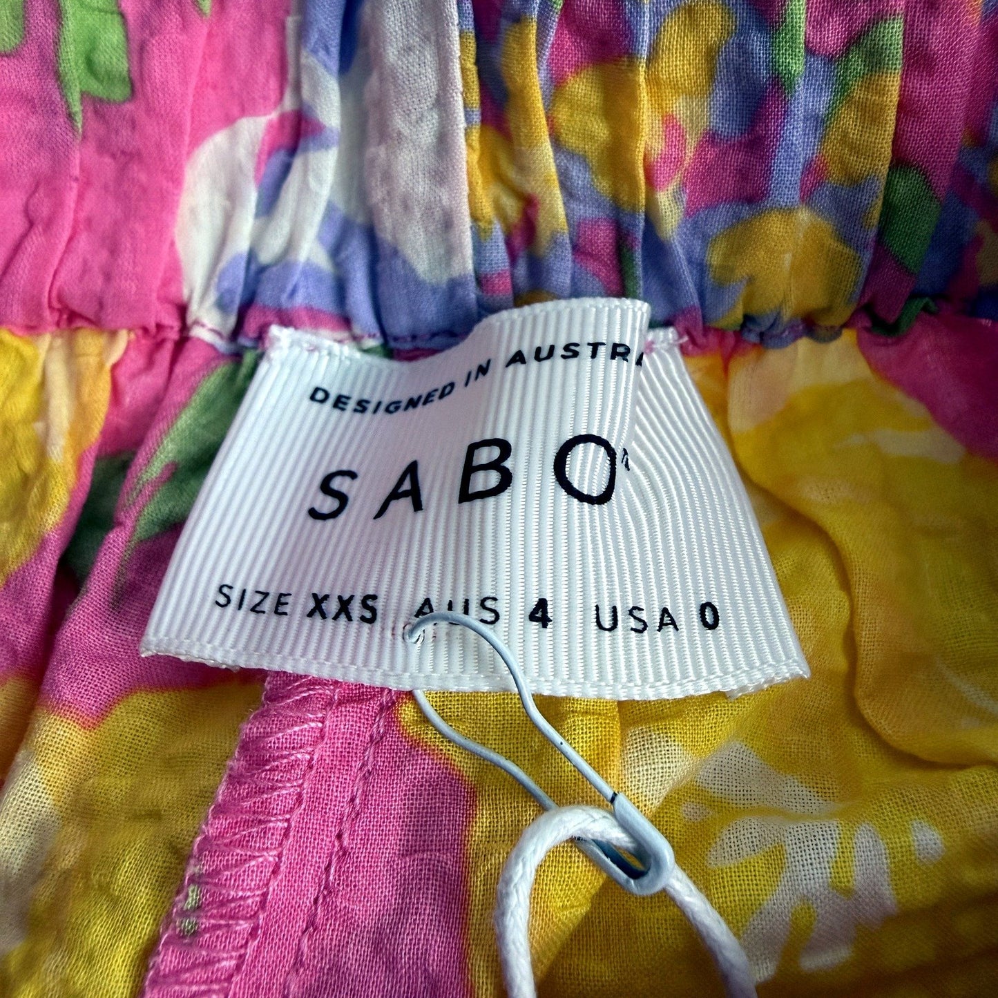 Sabo Womens Floral Sailor Shorts Elastic Waist Summer Casual Multi Color NEW