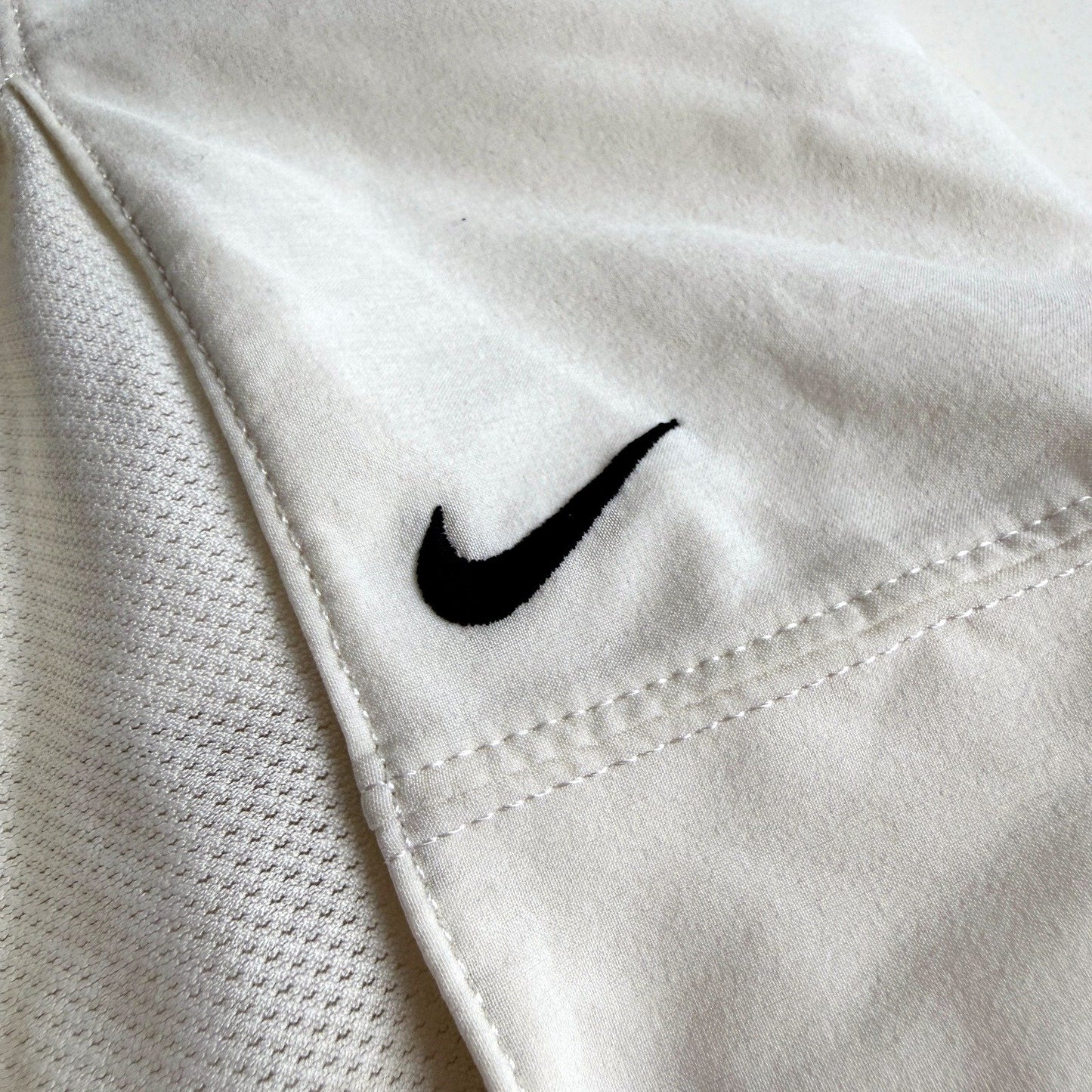 Nike Womens White Pleated Tennis Skort with Moisture Wicking, Size L