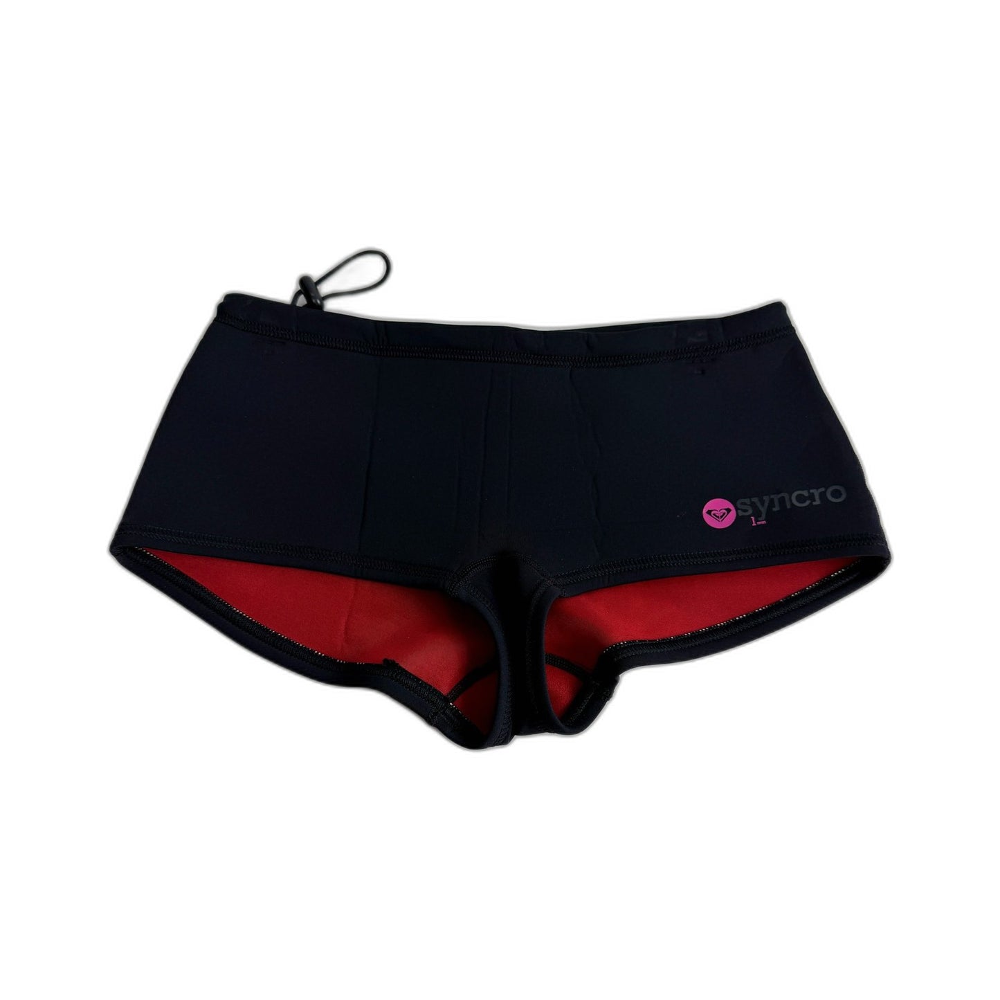 Roxy Womens Neoprene Wetsuit Bottoms Swimsuit Shorts Black Red Size 8/36