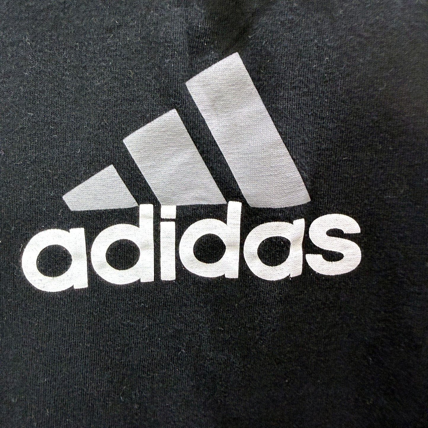 adidas Mens Comfortable Cotton Pullover Sweatshirt in Black, Size M