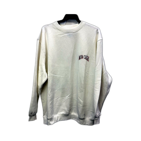 Alice in the Eve Womens Graphic Cherry Print Pullover Sweatshirt White Size NEW