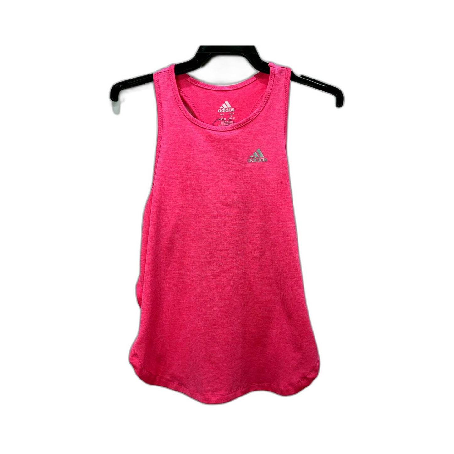 adidas Womens Pullover Sweatshirt Comfortable Athletic Gym Fitness Pink Size L