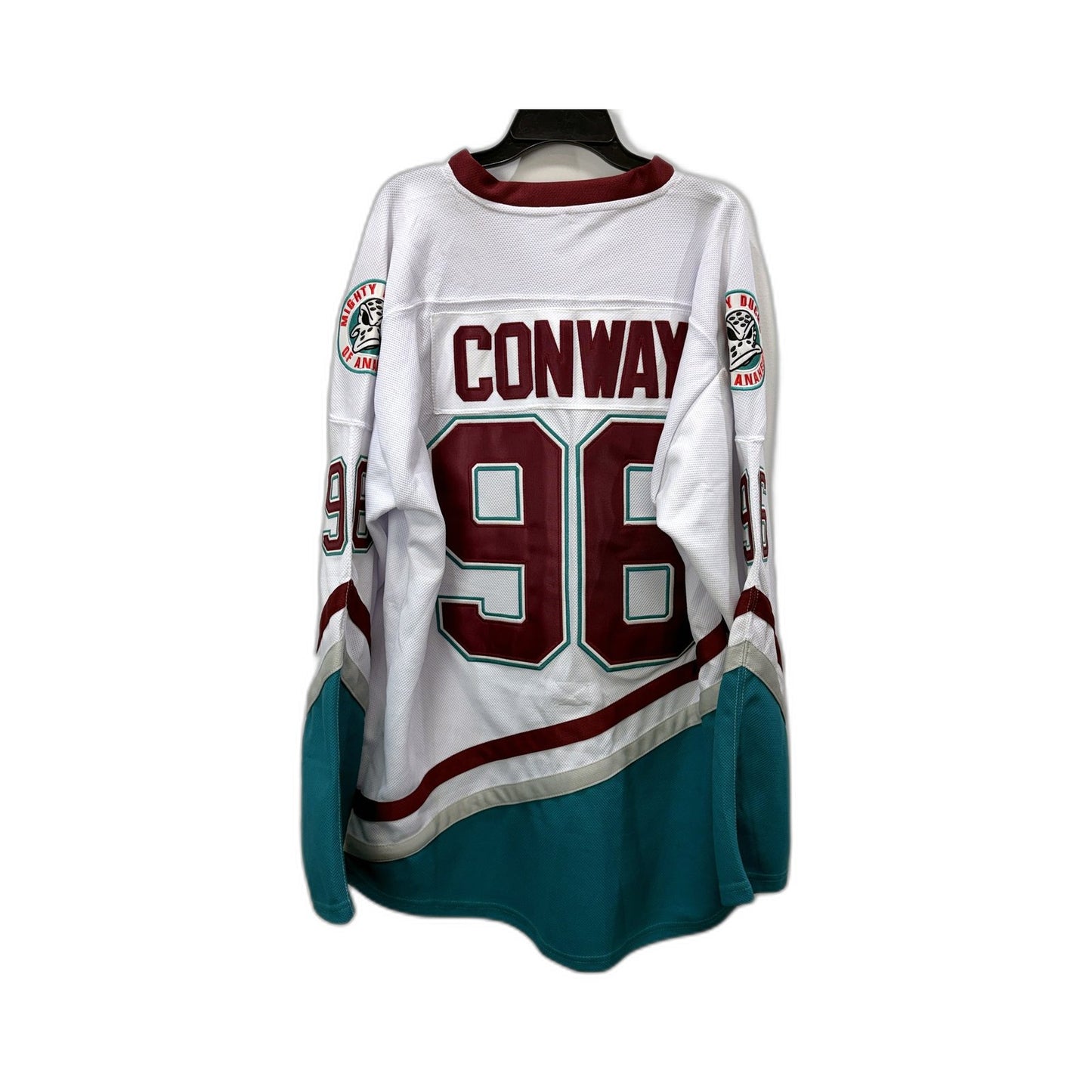Conway Mens Hockey Jersey 96 Multi Color Burgundy Large Size