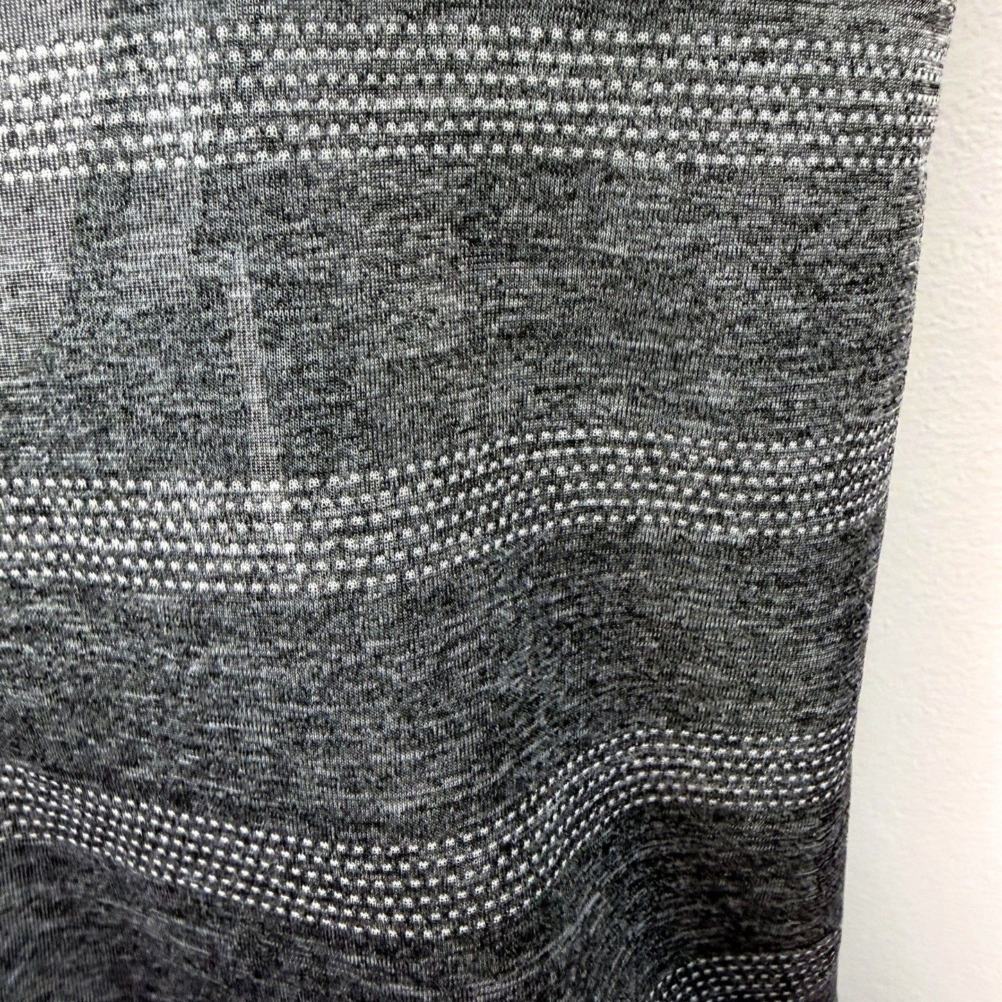 Nike Womens Gray Striped Cotton Blend Activewear Tank Top Size S