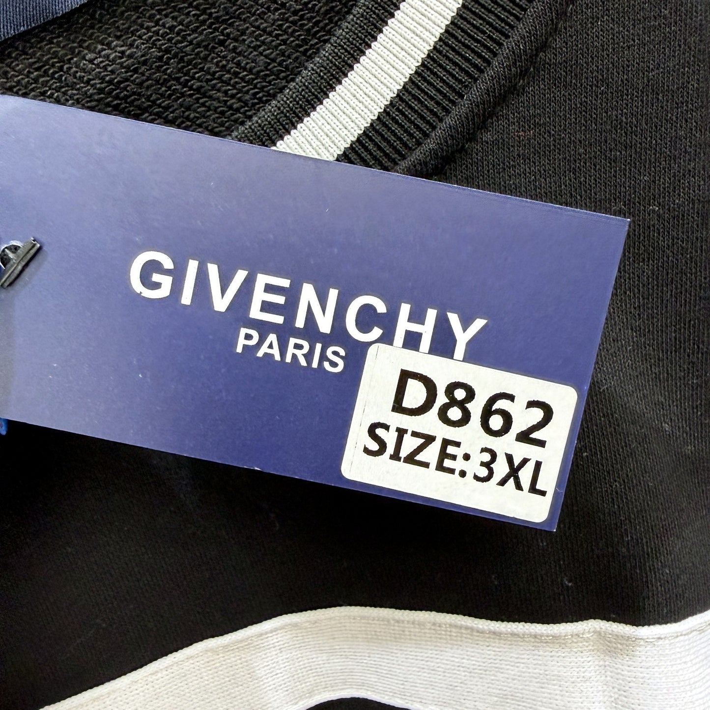 Givenchy Mens Cotton Pullover Sweatshirt in Black, Size 3XL NEW