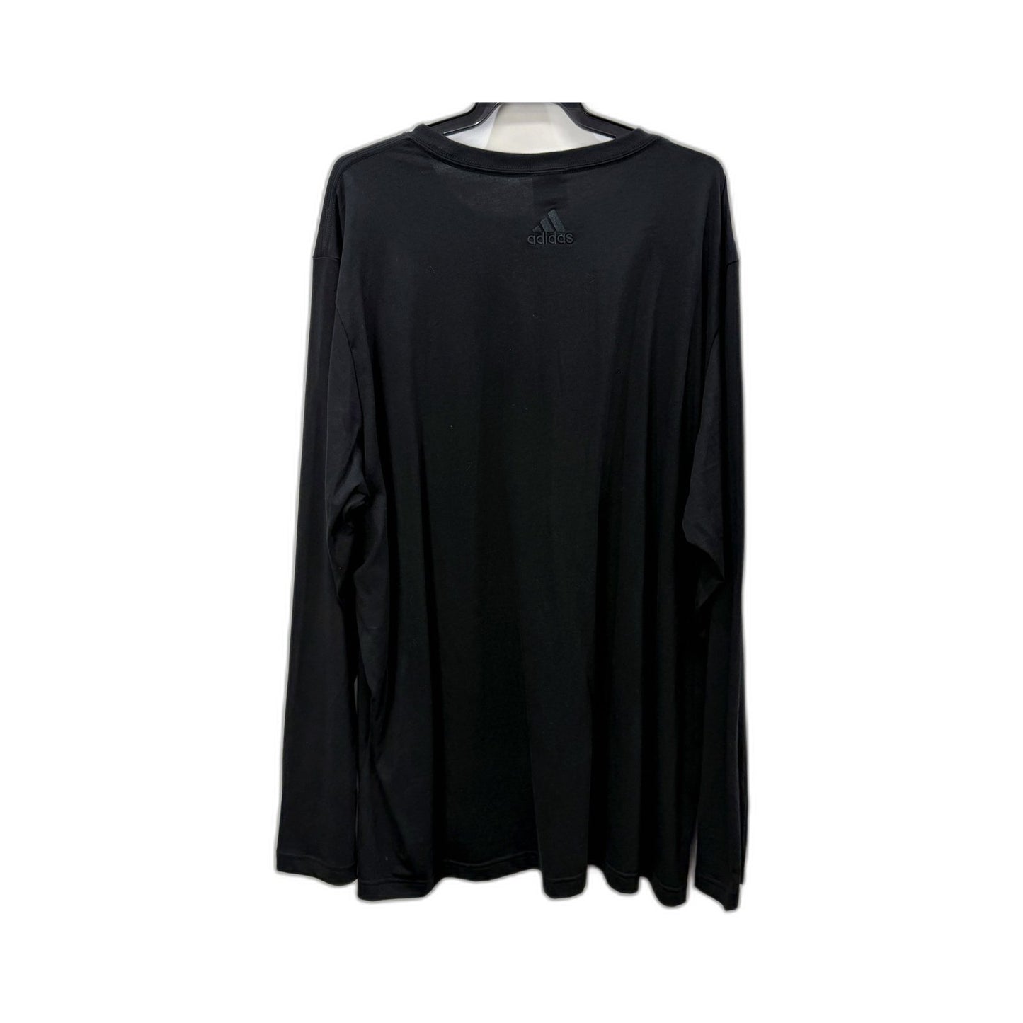 adidas Mens Comfortable Cotton Pullover Sweatshirt in Black 2XL NEW