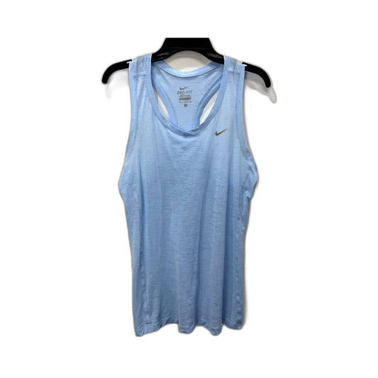 Nike Womens Dri-Fit Light Blue Active Tank Top Pullover Sweatshirt Size S