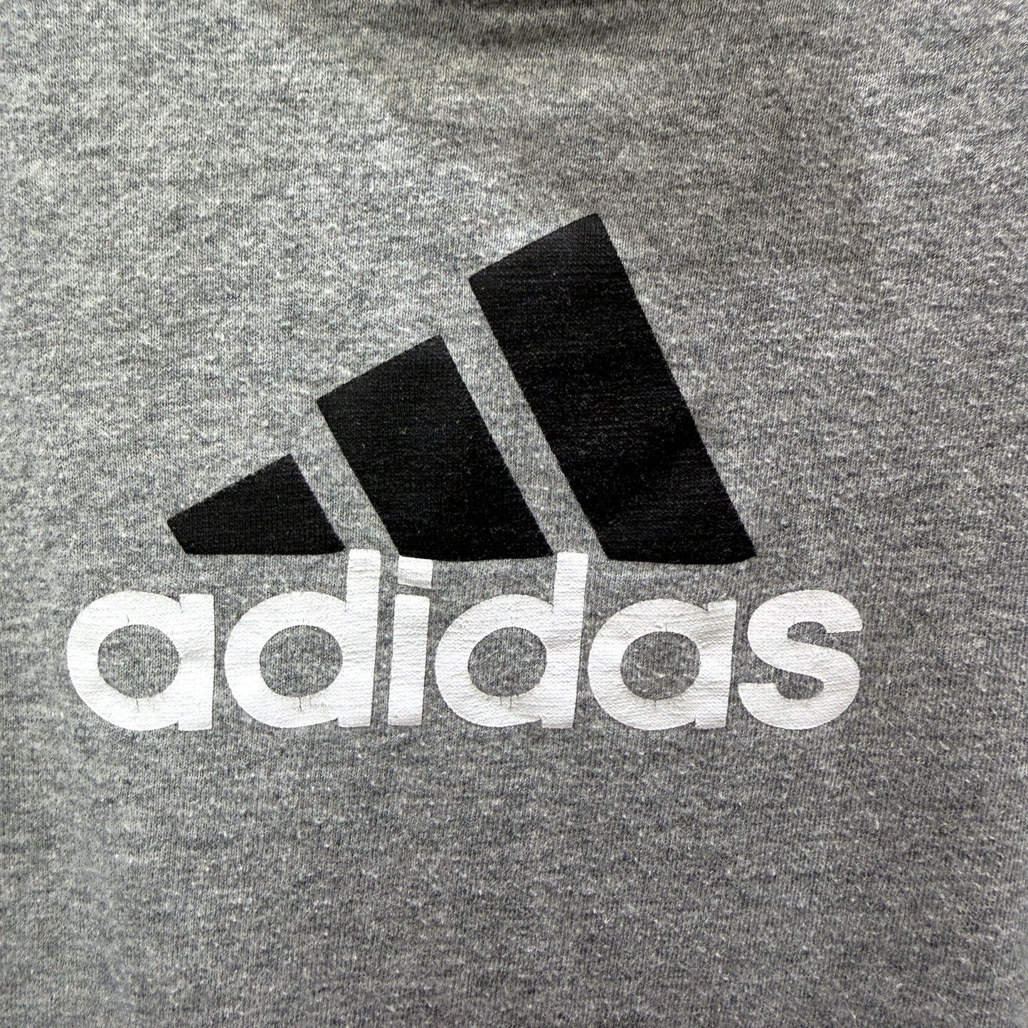adidas Mens Gray Cotton Pullover Sweatshirt for Active Lifestyle Size M