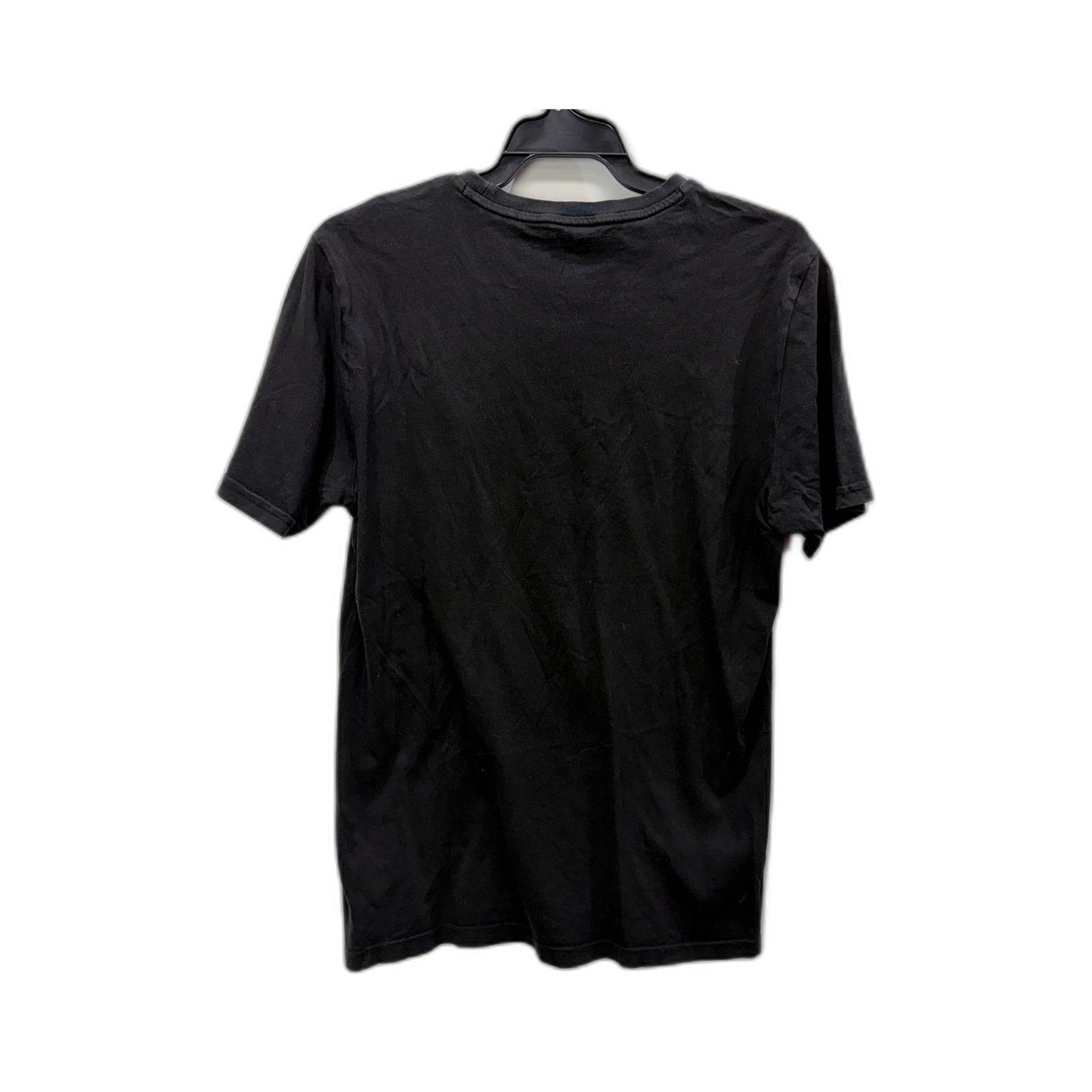 Puma Mens T-Shirt Graphic Colorblock Pullover Sweatshirt in Black, Small Size