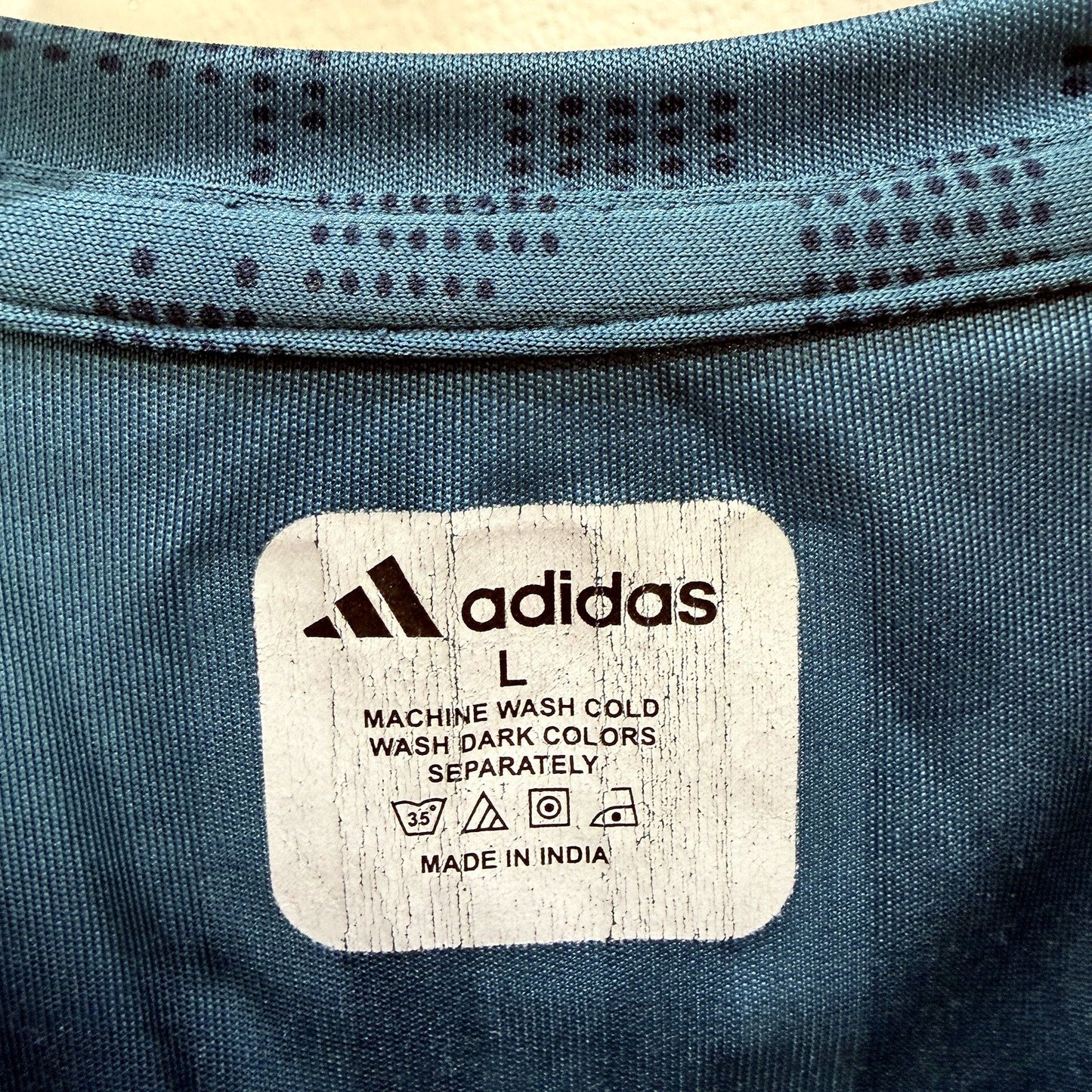 adidas Mens Navy Blue Pullover Sweatshirt for Active Lifestyle Size L