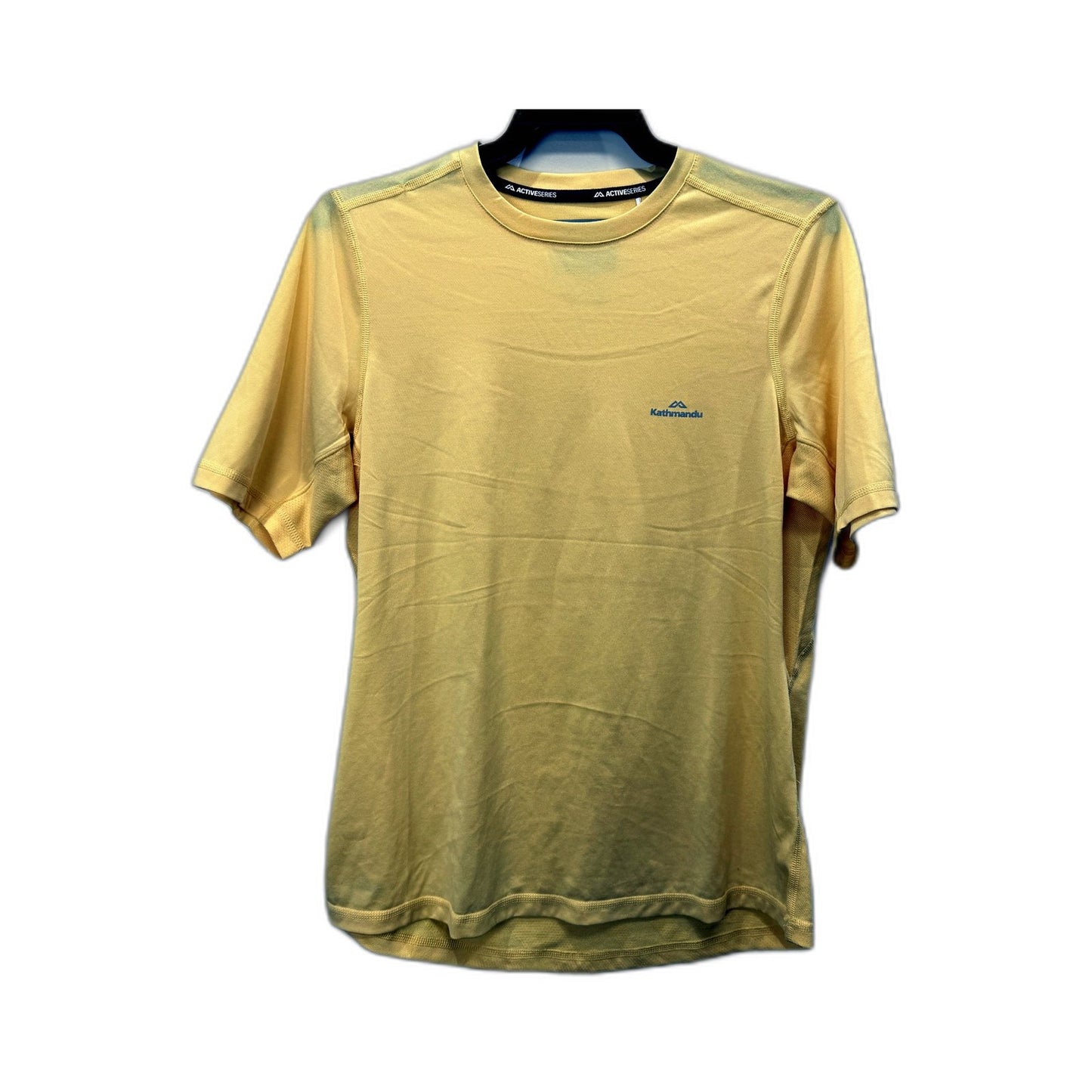 Kathmandu Womens Active T-Shirt Moisture Wicking Quick Drying Yellow Size 10 NEW