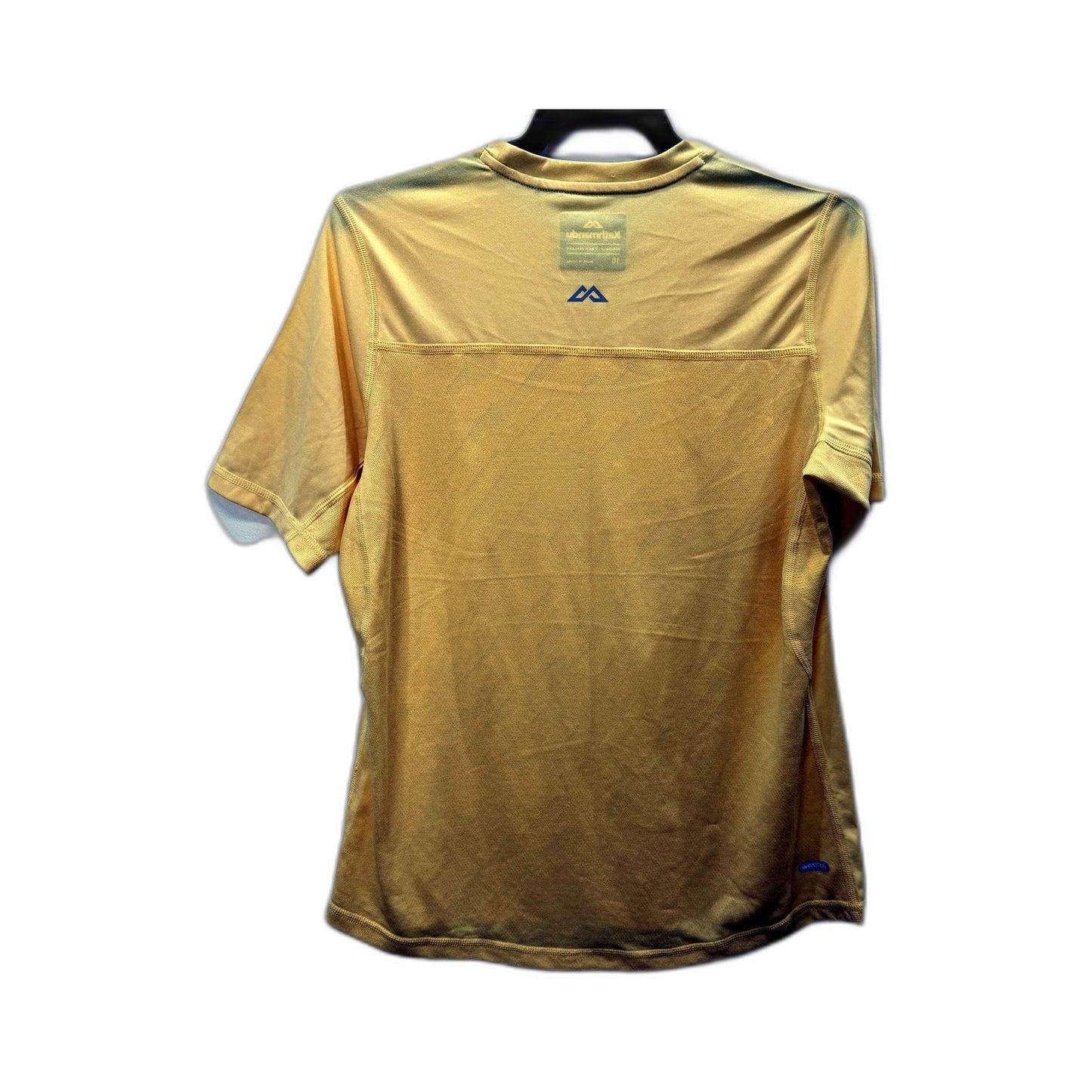 Kathmandu Womens Active T-Shirt Moisture Wicking Quick Drying Yellow Size 10 NEW