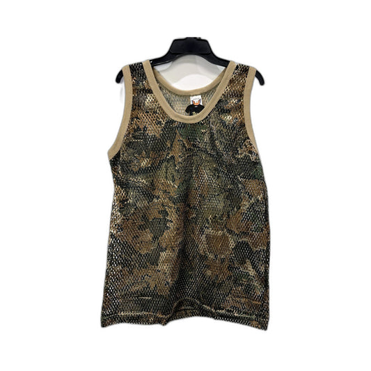 Eagles Mens Camouflage Mesh Tank Top Lightweight Athletic Workout Camo L NEW