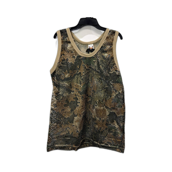 Eagles Mens Camouflage Mesh Tank Top Lightweight Athletic Workout Camo L NEW