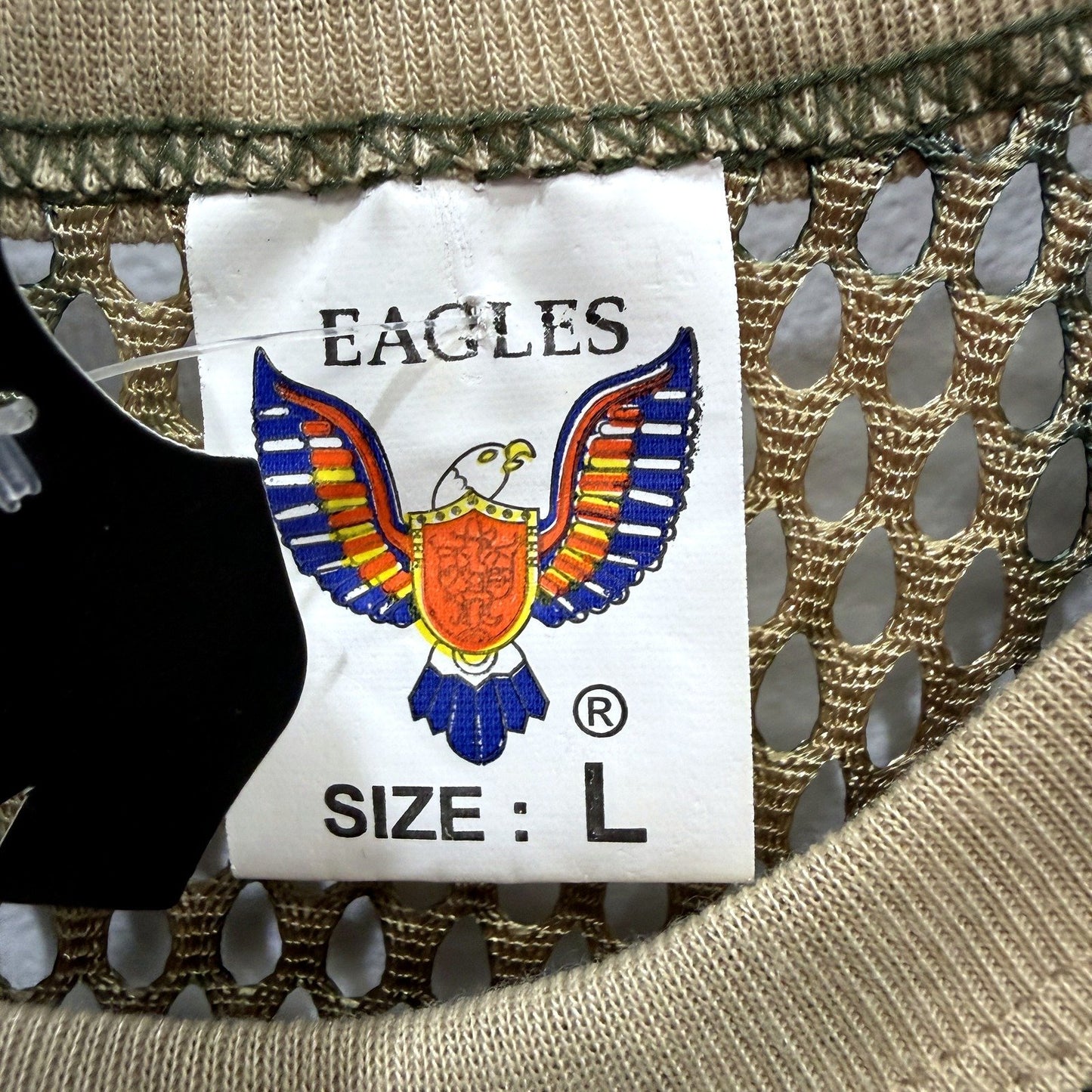 Eagles Mens Camouflage Mesh Tank Top Lightweight Athletic Workout Camo L NEW
