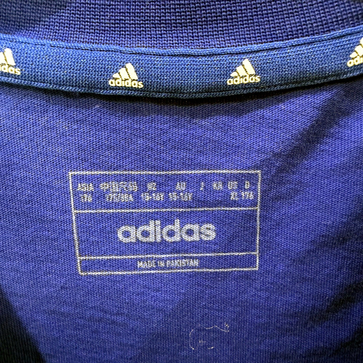 adidas Boys Blue Cotton Pullover T-Shirt for Teens 15-16Y NEW