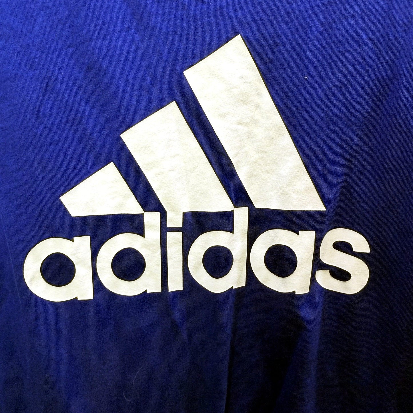 adidas Boys Blue Cotton Pullover T-Shirt for Teens 15-16Y NEW