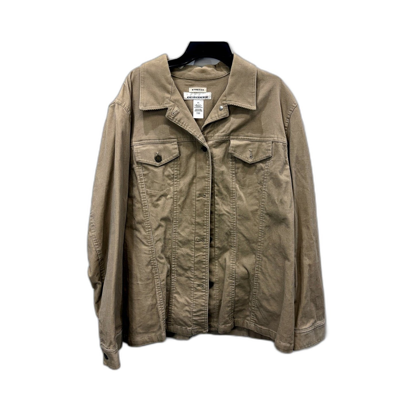 Jones Mens Lightweight Corduroy Jacket for Casual Outerwear in Cream XL NEW