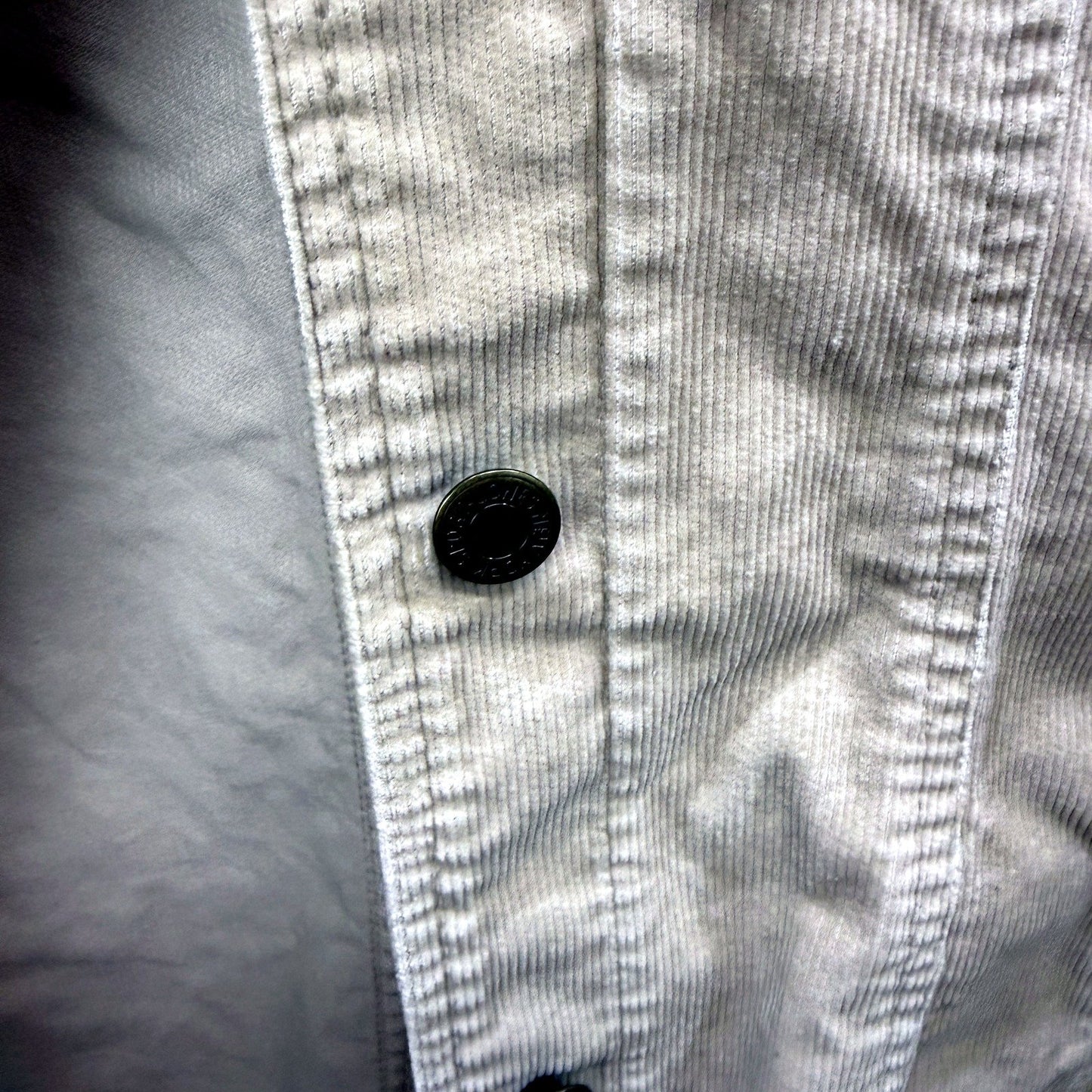Jones Mens Lightweight Corduroy Jacket for Casual Outerwear in Cream XL NEW
