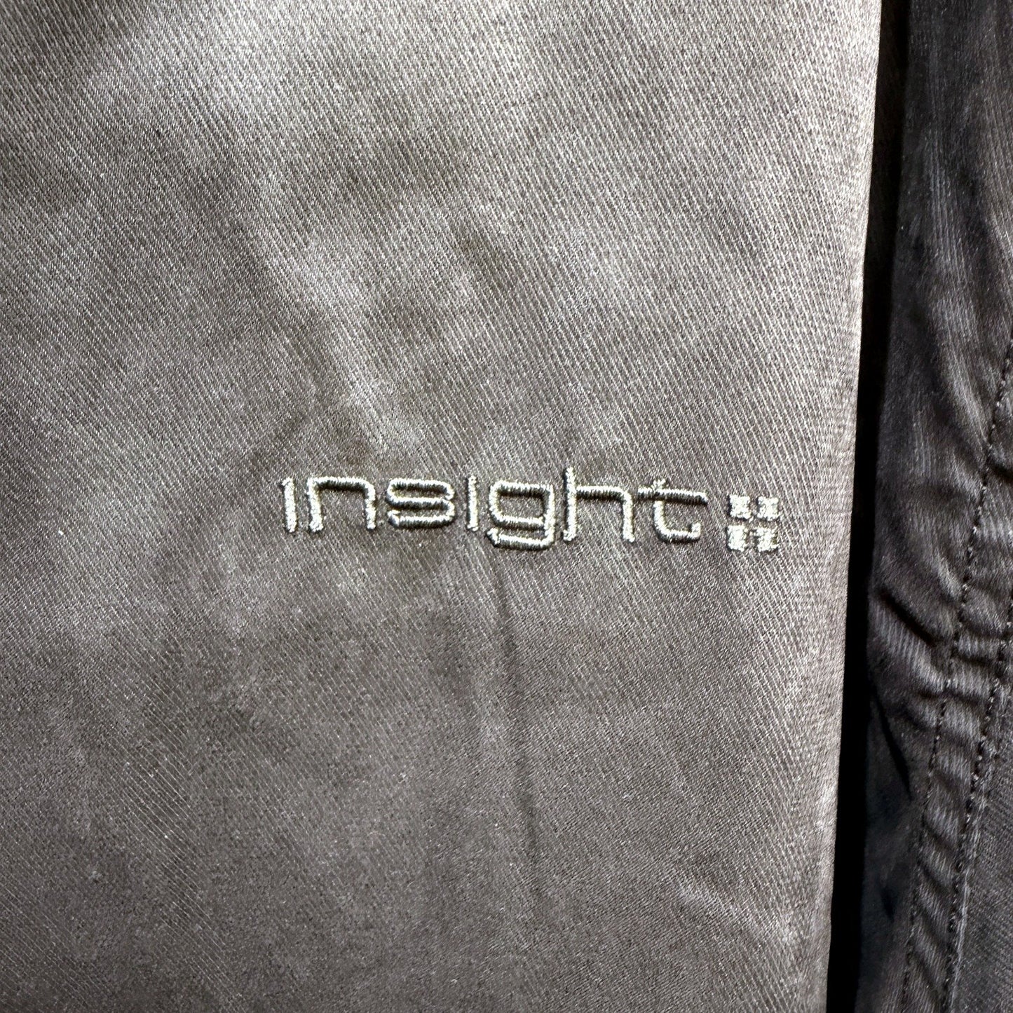 Insight Mens Lightweight Nylon Puffed Jacket in Brown, Size S NEW
