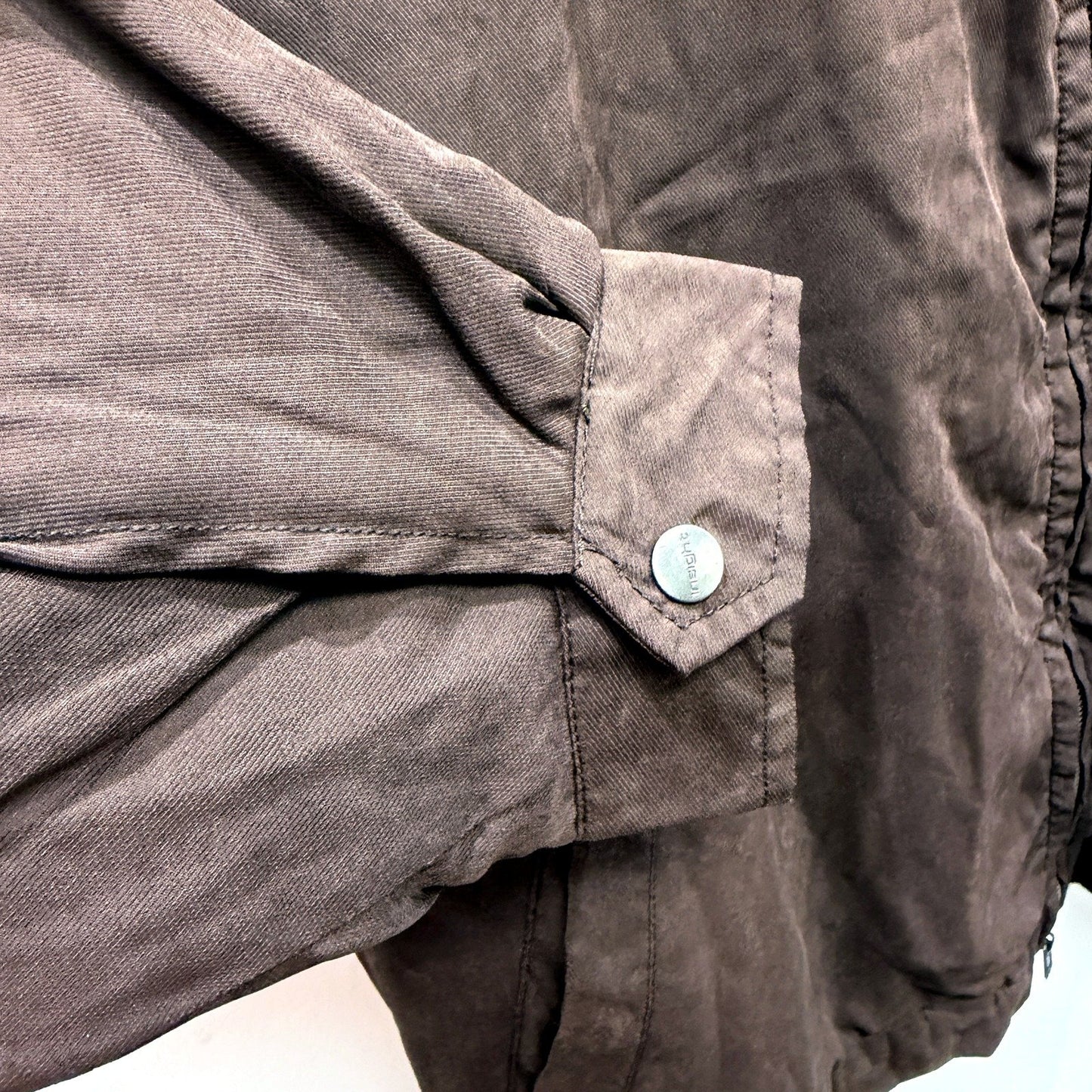 Insight Mens Lightweight Nylon Puffed Jacket in Brown, Size S NEW