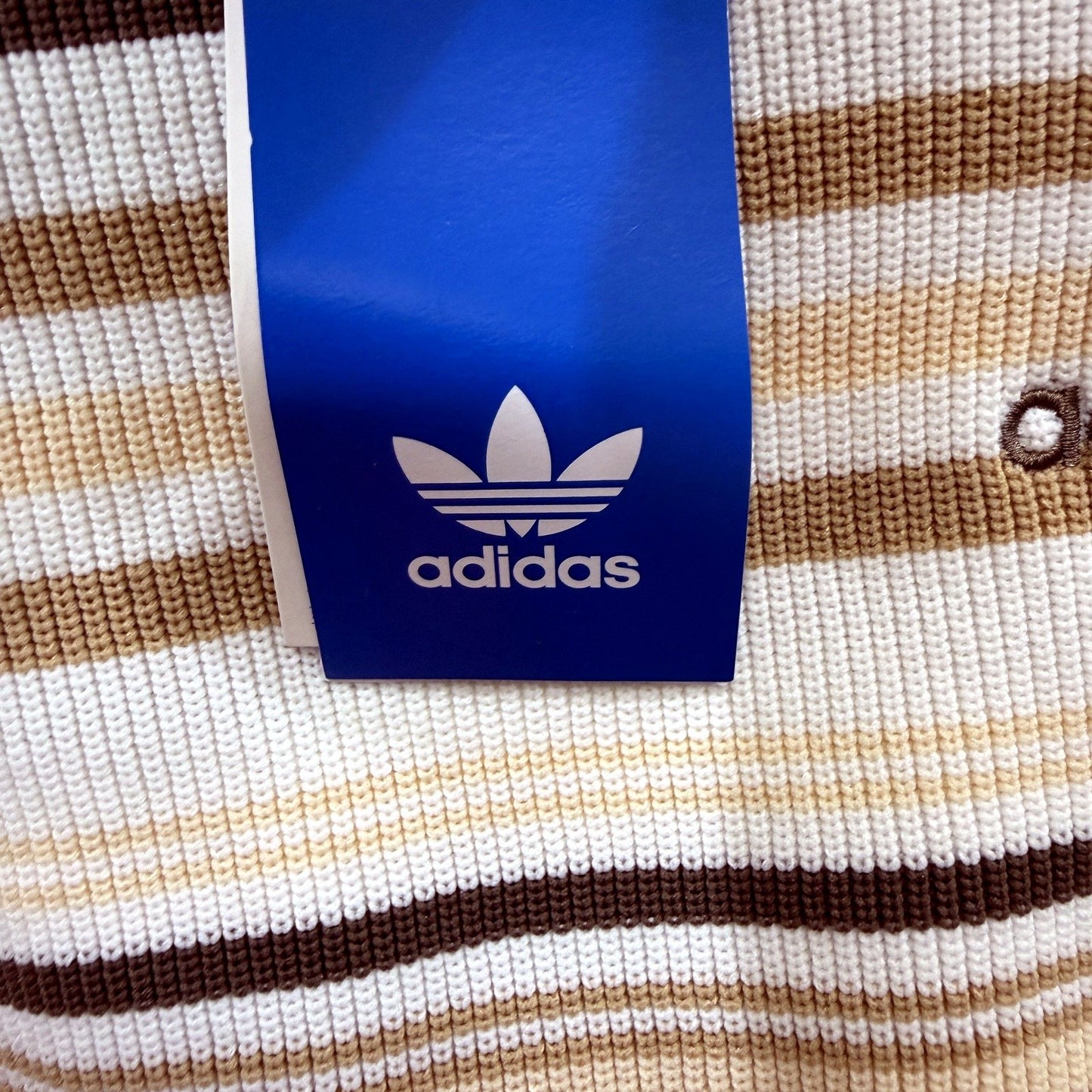 adidas Womens Knit Crop Turtleneck Top in Multi Color & Size S NEW