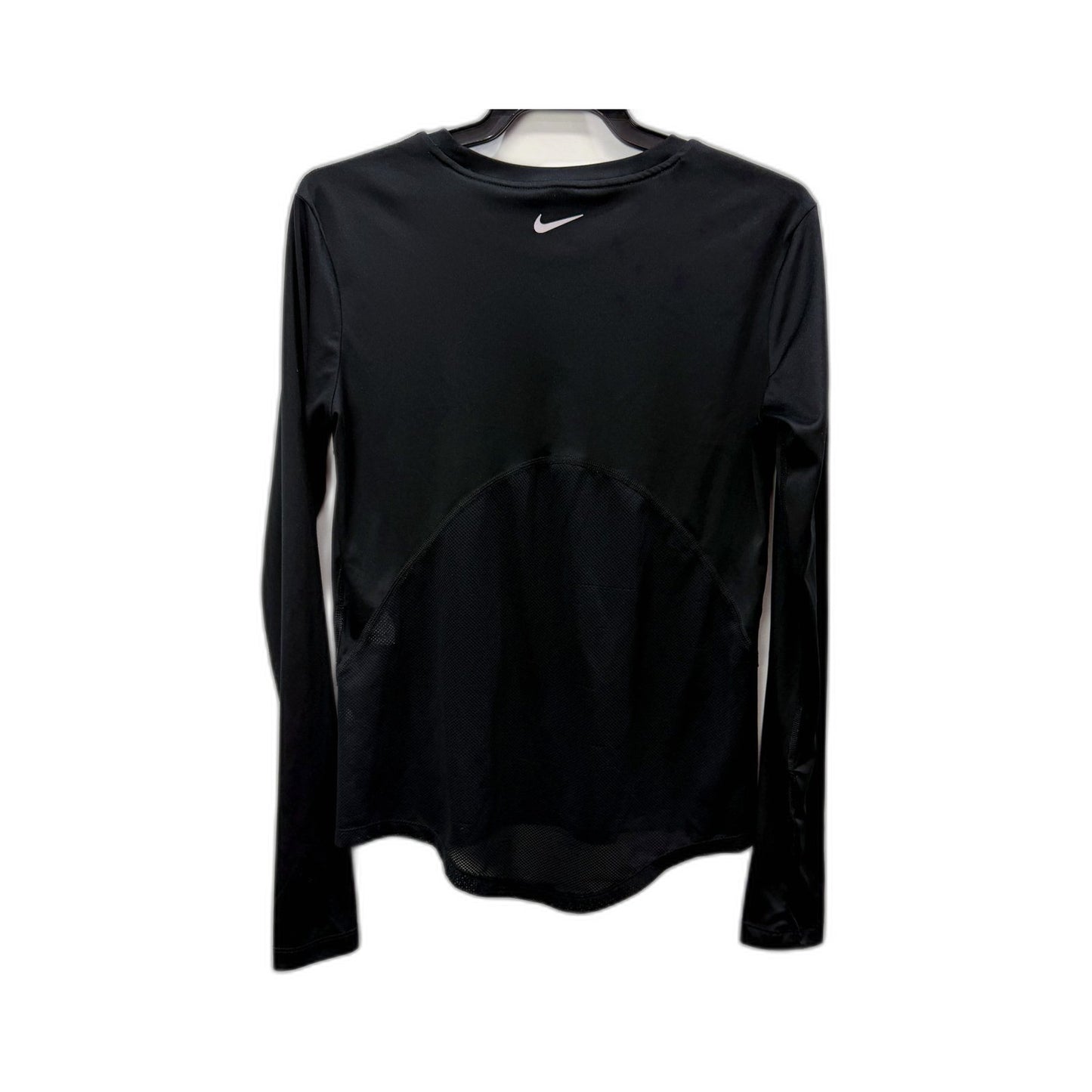 Nike Womens Black Activewear Pullover Sweatshirt for XS Size Athleisure Tops