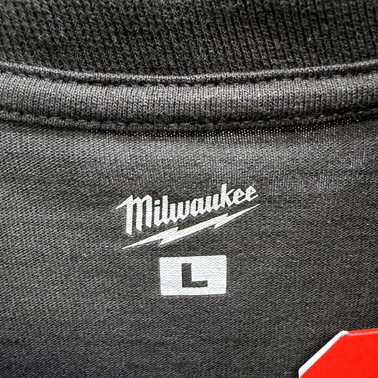 Milwaukee Mens Pocket LS T-Shirt Black Comfortable Cotton Blend Size L NEW