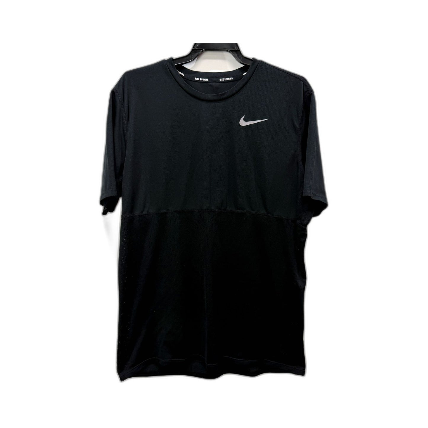Nike Mens Dri-Fit Pullover Activewear Shirt in Black, Medium Size NEW