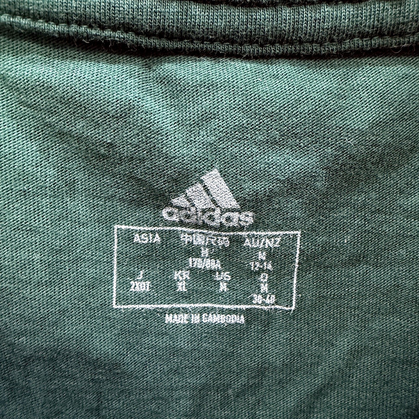 adidas Kids T-Shirt Green Pullover Sweatshirt for Boys Size M 12-14 NEW