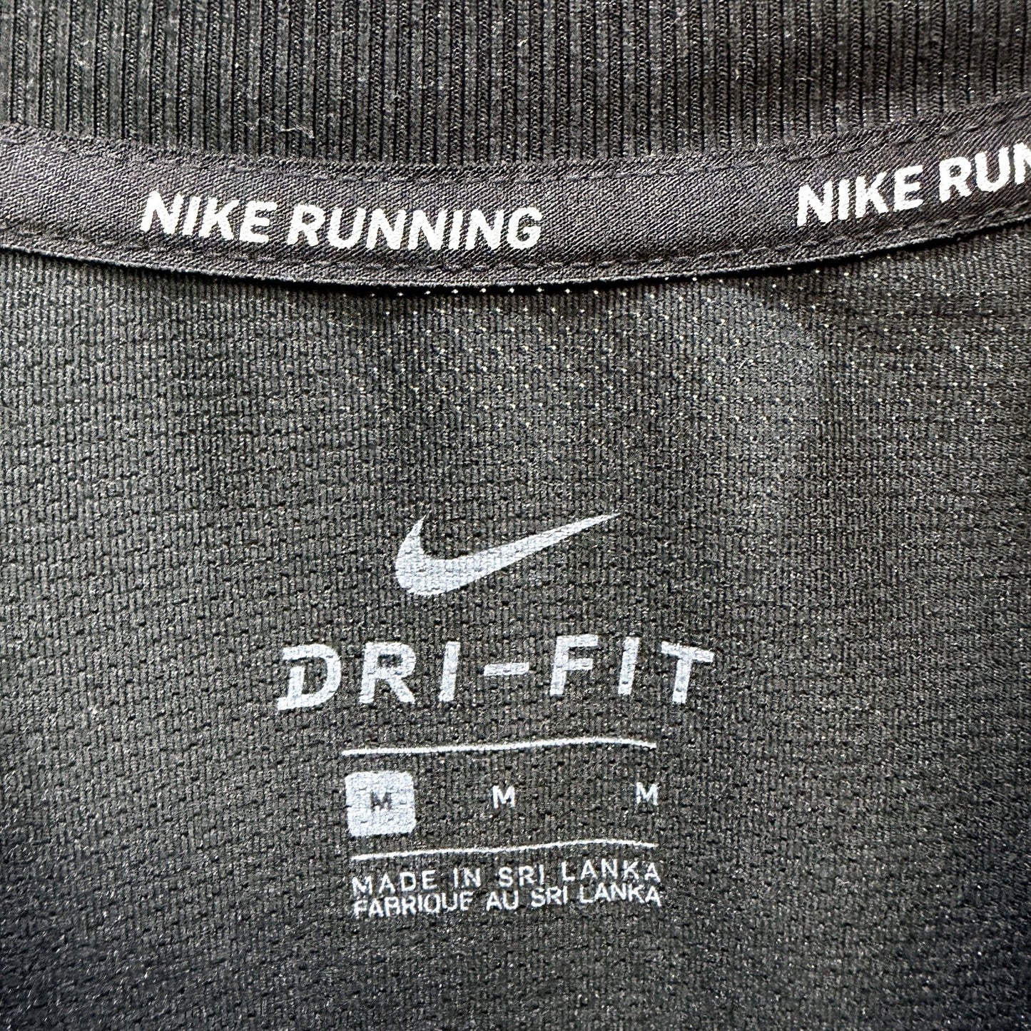 Nike Mens Black Longsleeve Sweatshirt Workout Top Size Medium NEW