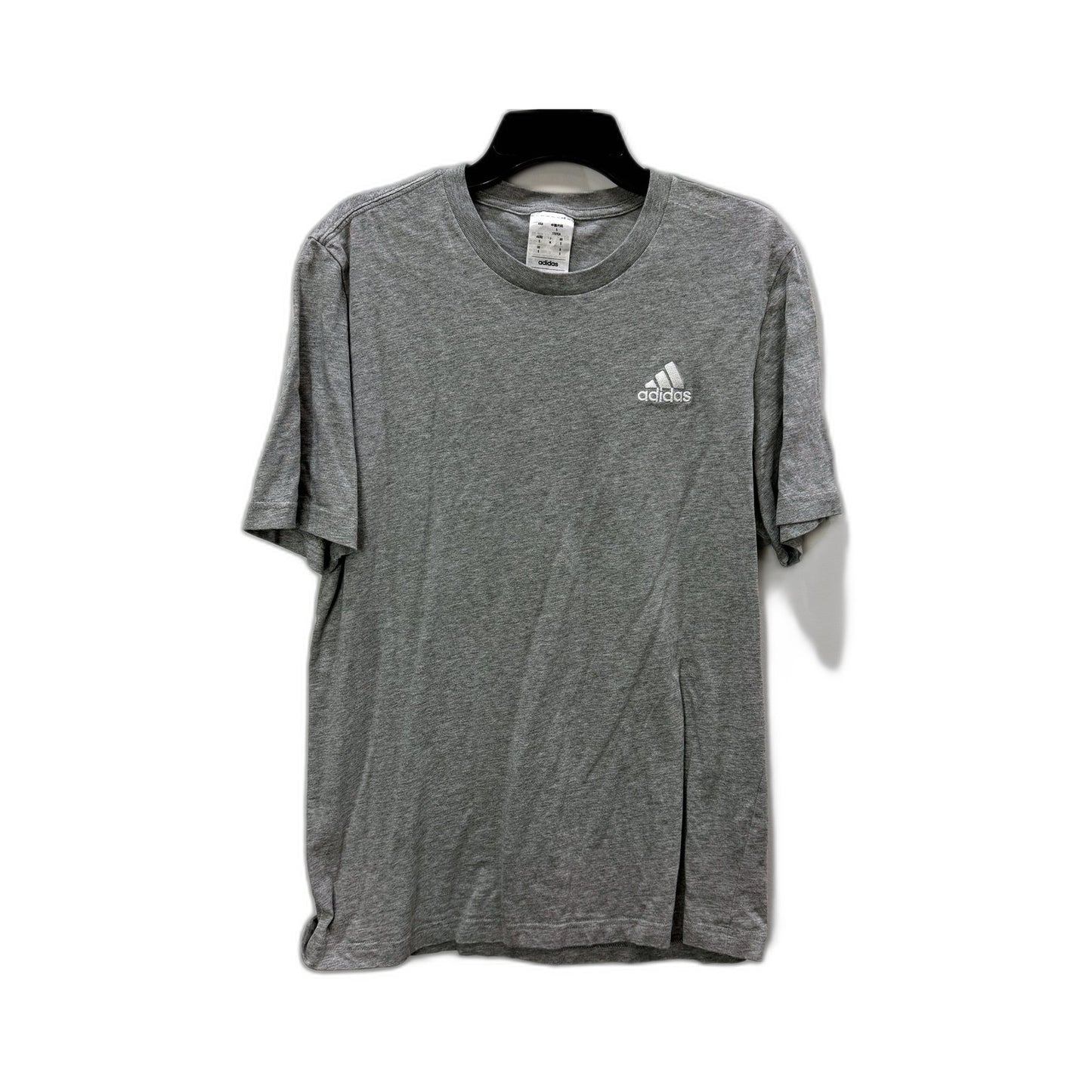 Adidas Mens Gray Pullover Sweatshirt - Comfortable Cotton, Size S NEW
