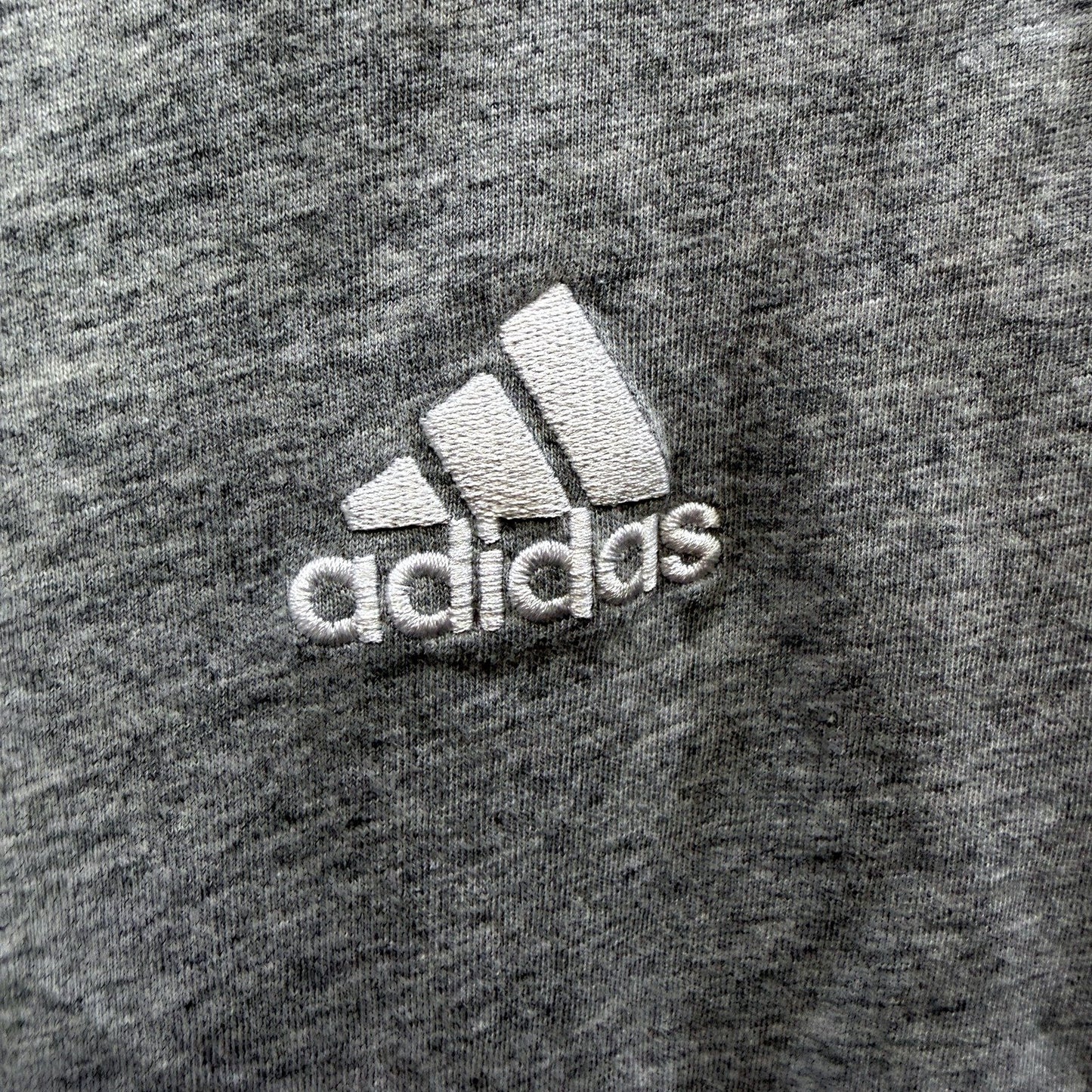 Adidas Mens Gray Pullover Sweatshirt - Comfortable Cotton, Size S NEW